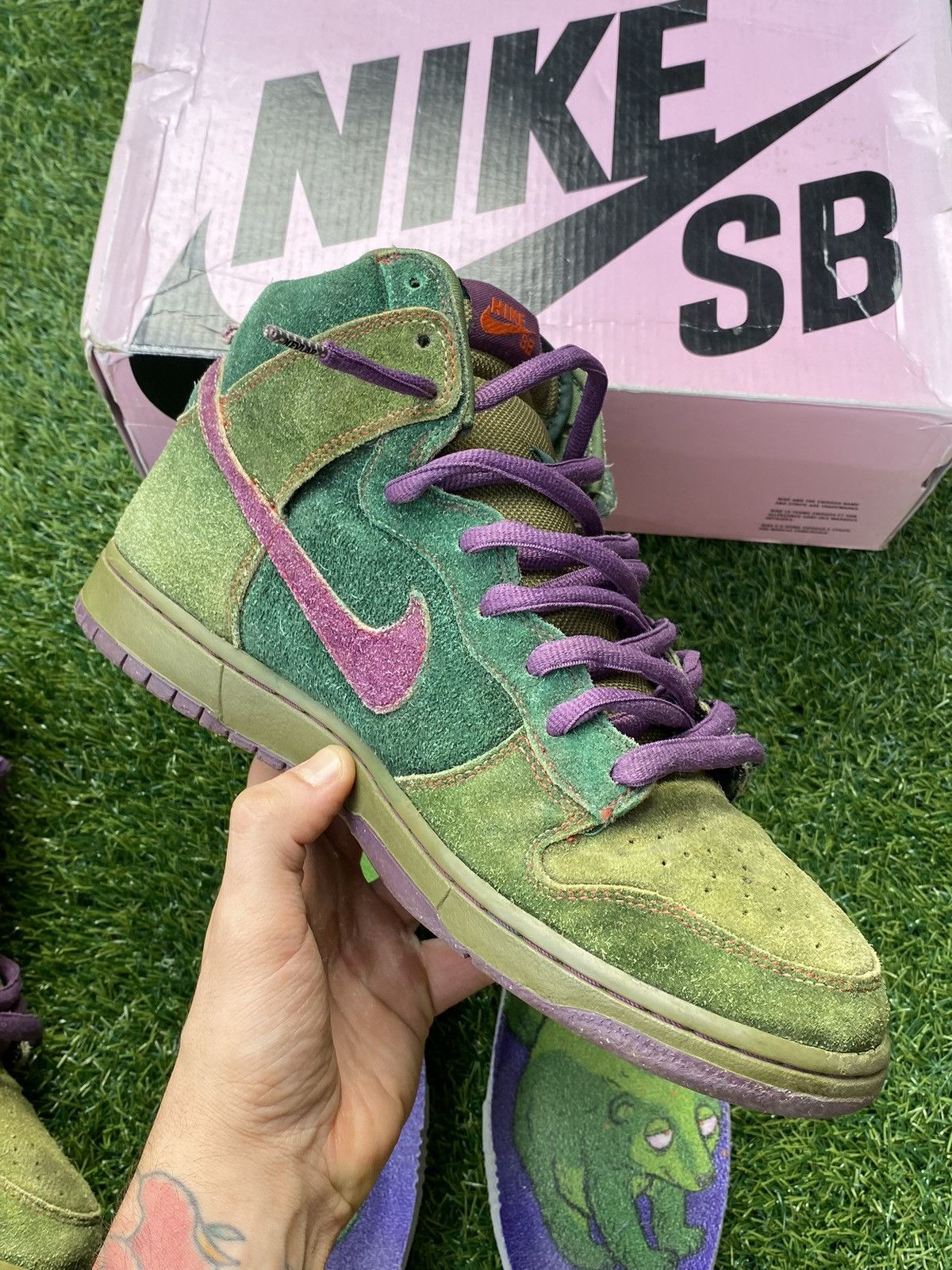 Nike Nike Dunk Skunk 2010 Size US 9.5 / EU 42-43 - 5 Thumbnail