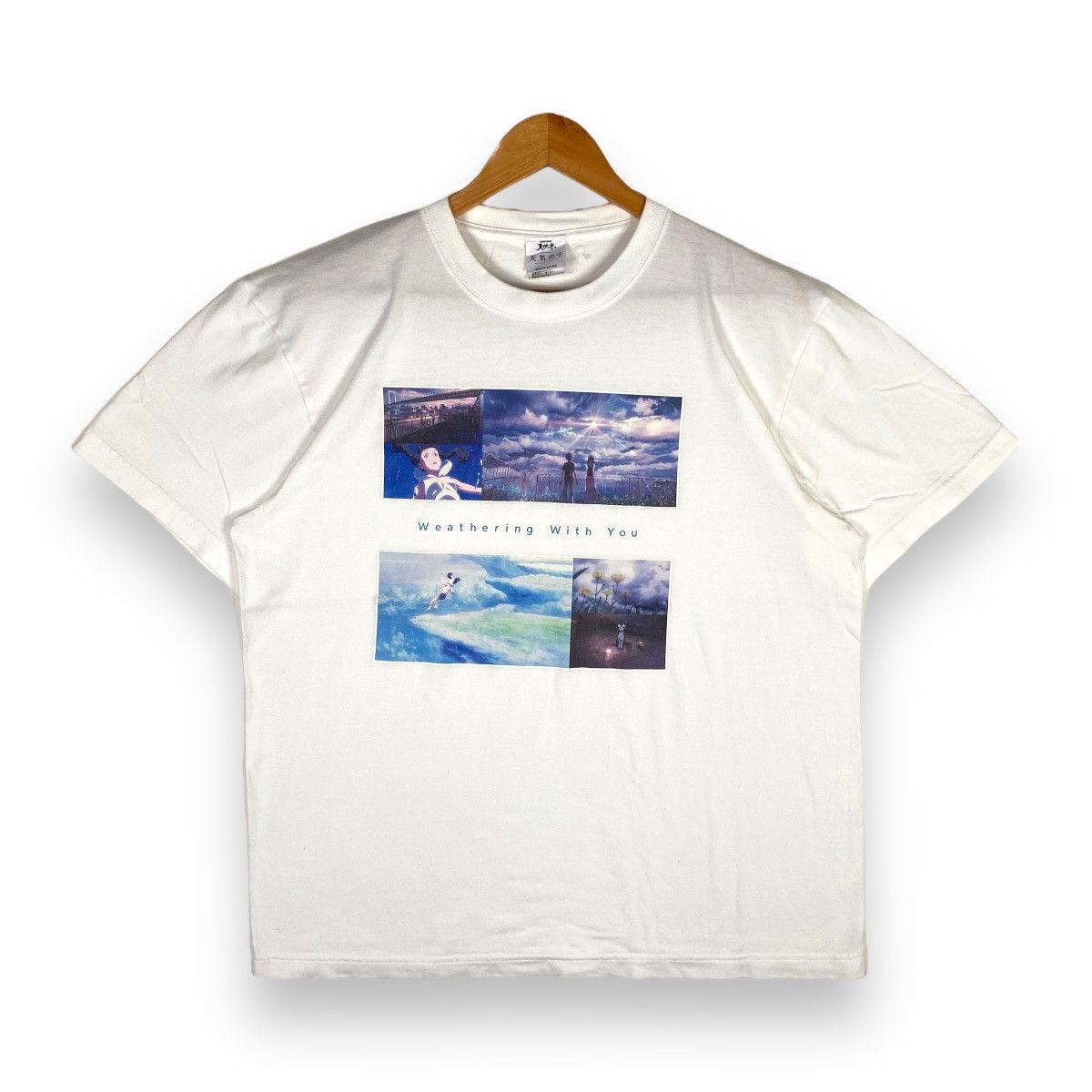 Anime WEATHERING WITH YOU Makoto Shinkai Film Anime Movie Tee Size US L / EU 52-54 / 3 - 1 Thumbnail