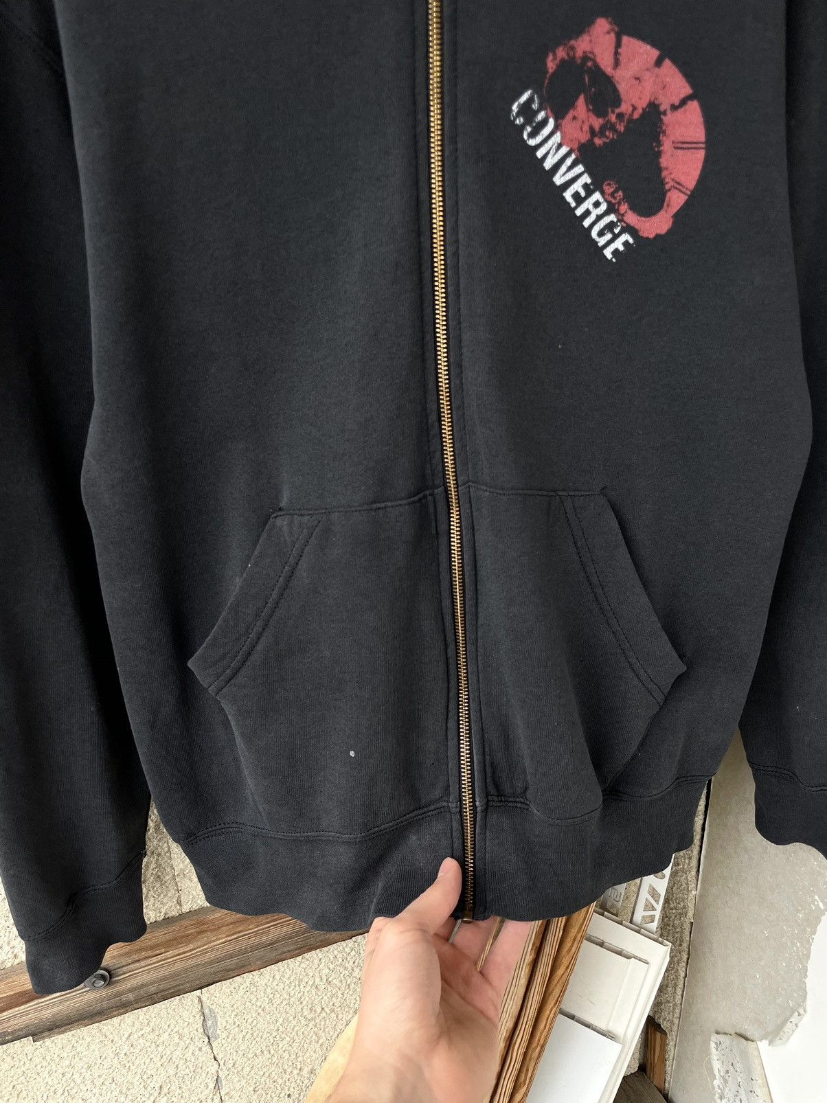 Band Tees Vintage Converge Hypnosis Hardcore Punk Band Zip Hoodie Size US M / EU 48-50 / 2 - 8 Thumbnail