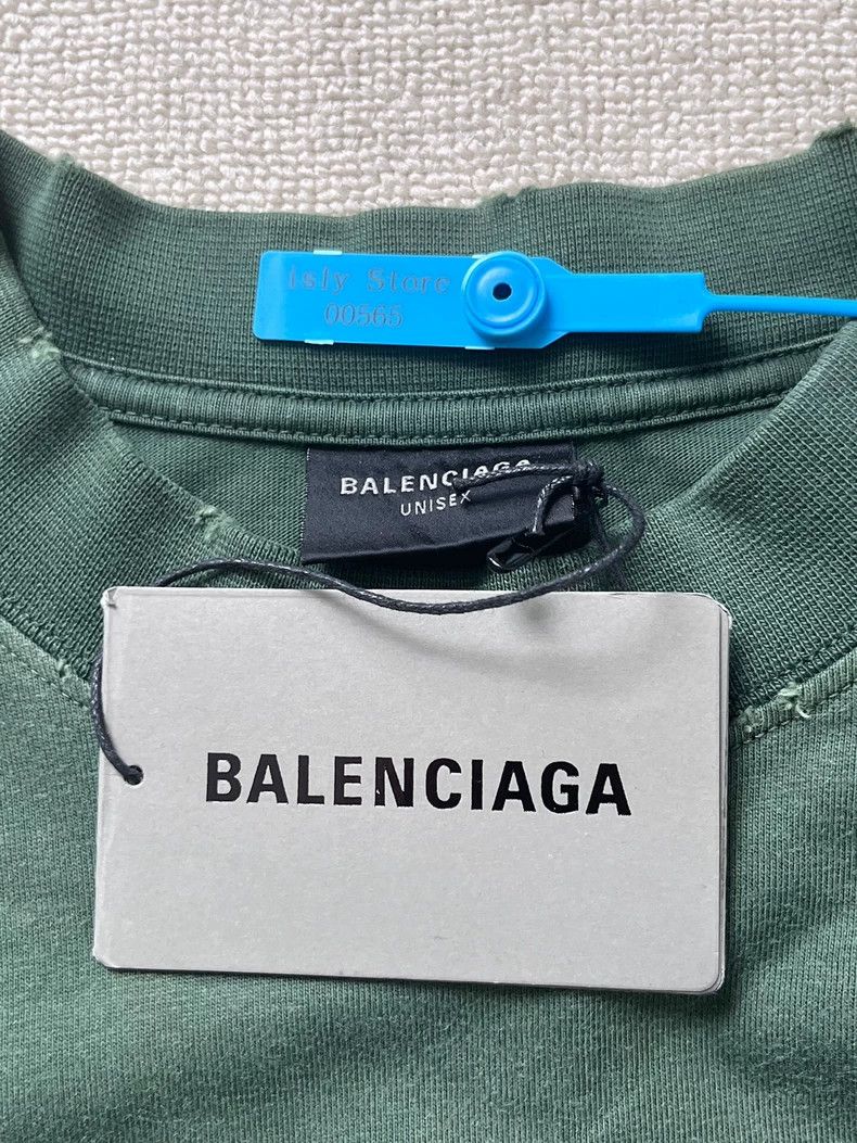 Balenciaga Balenciaga Logo printed Jersey crewneck T-shirt Size US XS / EU 42 / 0 - 5 Thumbnail
