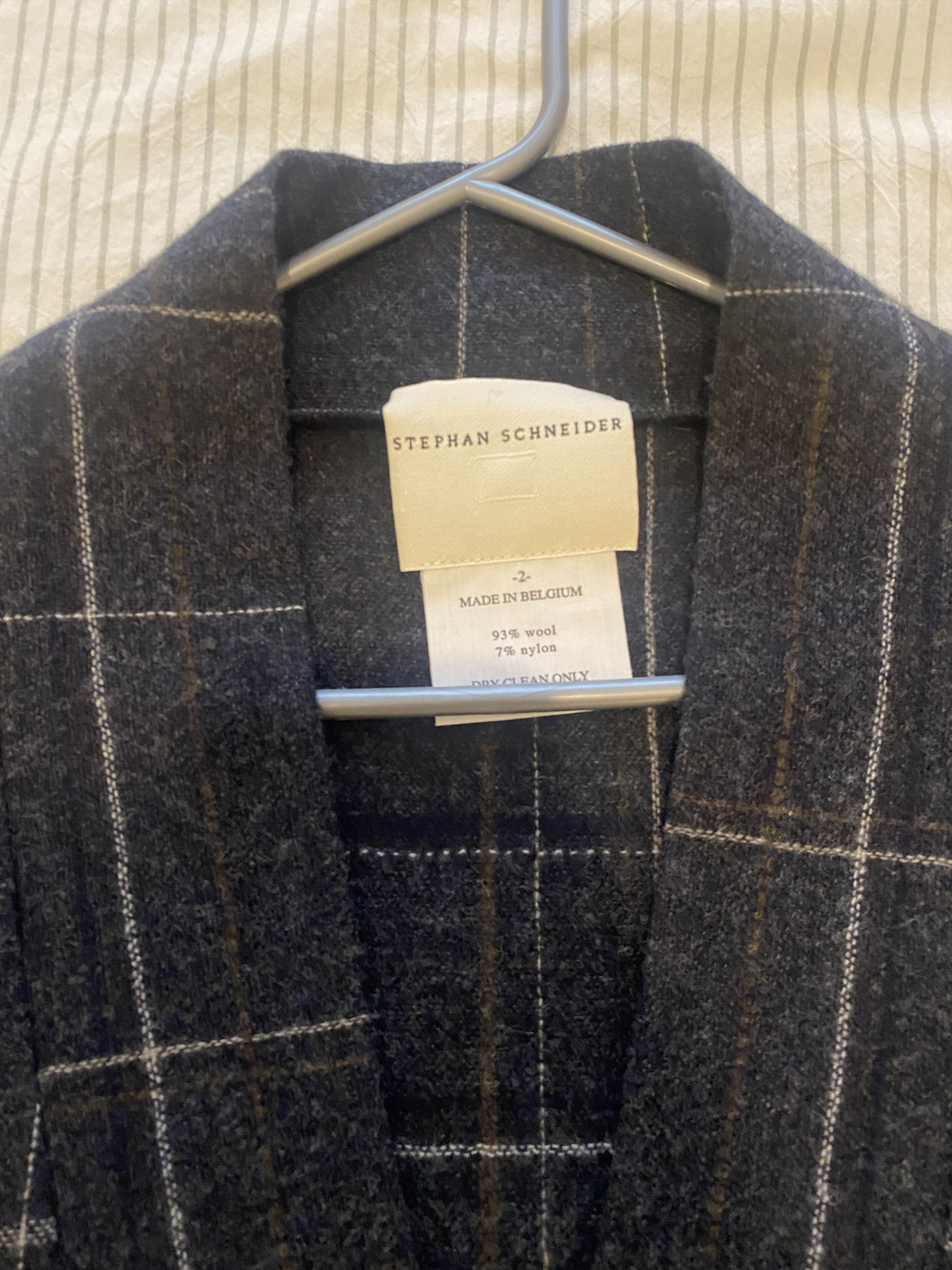 Stephan Schneider Wool Knit Grey Check Dress Size M / US 6-8 / IT 42-44 - 2 Thumbnail