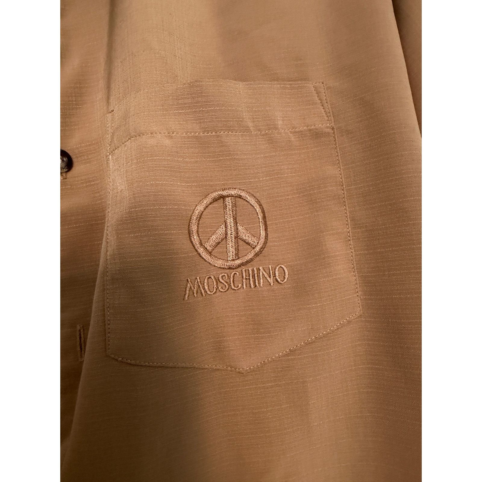 Moschino Vintage Moschino Jeans Brown Cotton Short Sleeves Shirt Size US M / EU 48-50 / 2 - 4 Thumbnail