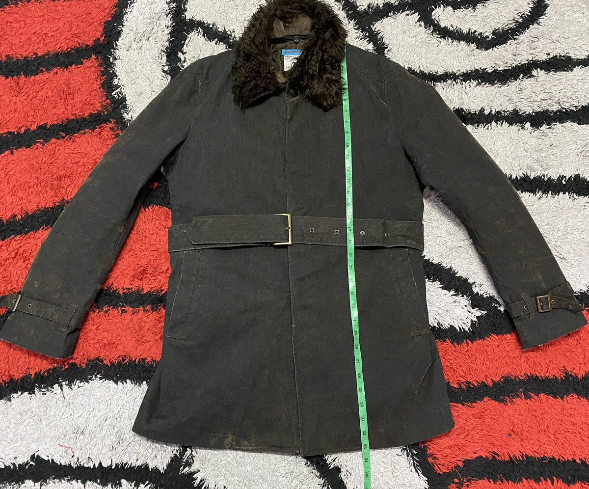Katharine Hamnett London Katharine Hamnett WAX Jacket Detachable Fur Collar Size US L / EU 52-54 / 3 - 11 Thumbnail