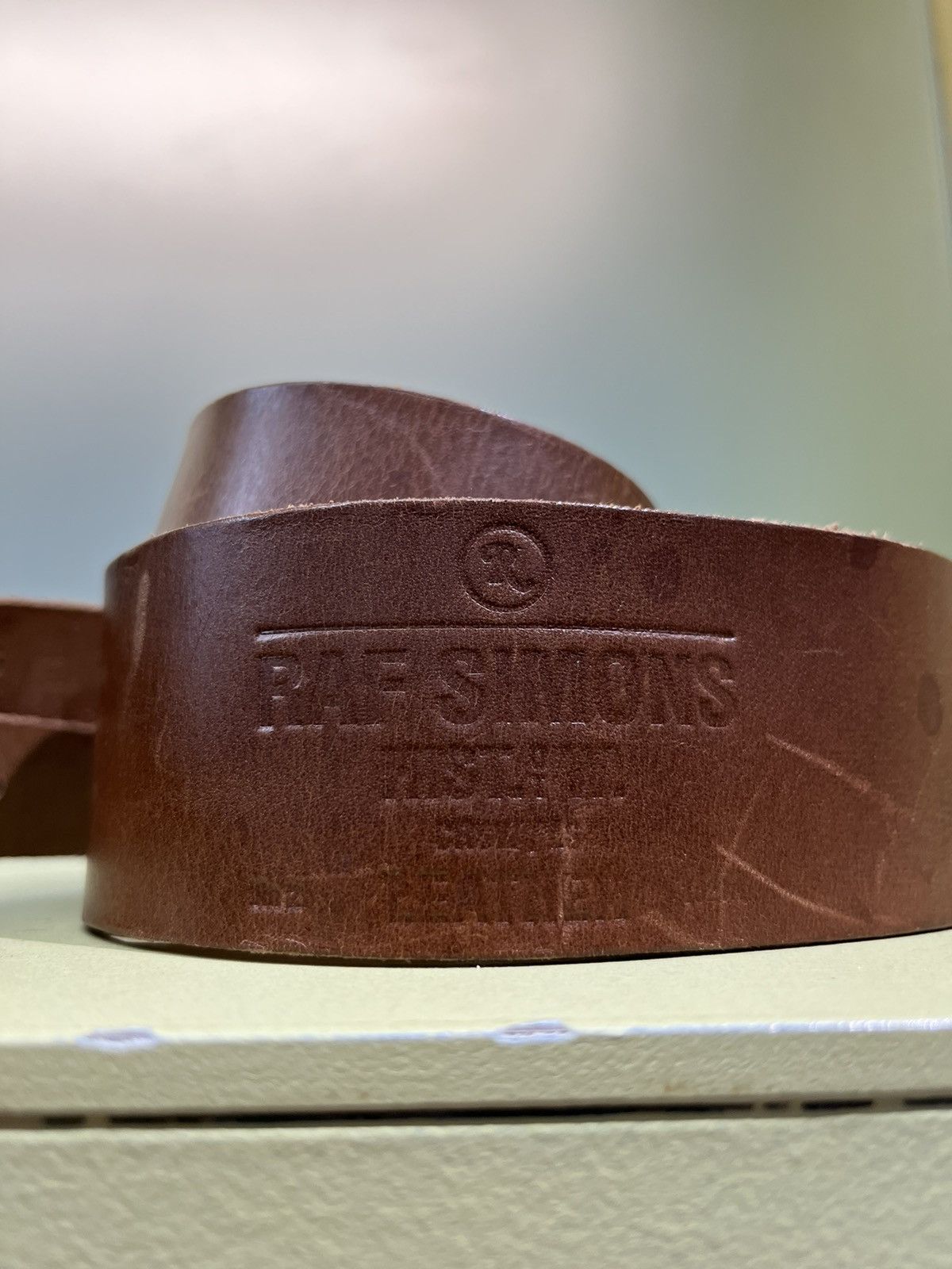 Raf Simons Raf Simons AW05 History of My World Double Leather Belt Size ONE SIZE - 6 Thumbnail