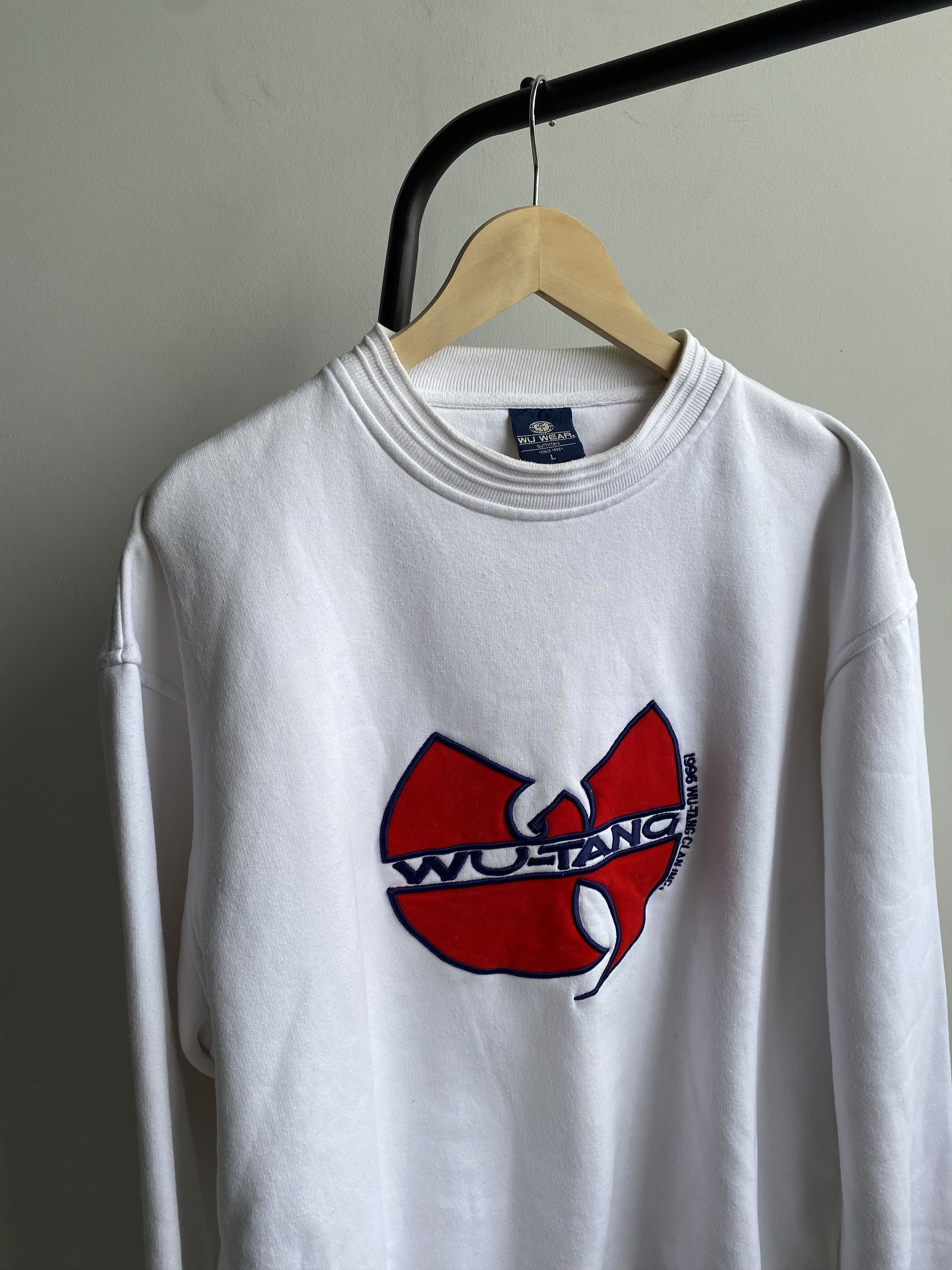 Wu-Tang Clan Vintage 90s Wu-Wear Wu-Tang-Clan Sweatshirt Size US L / EU 52-54 / 3 - 3 Thumbnail