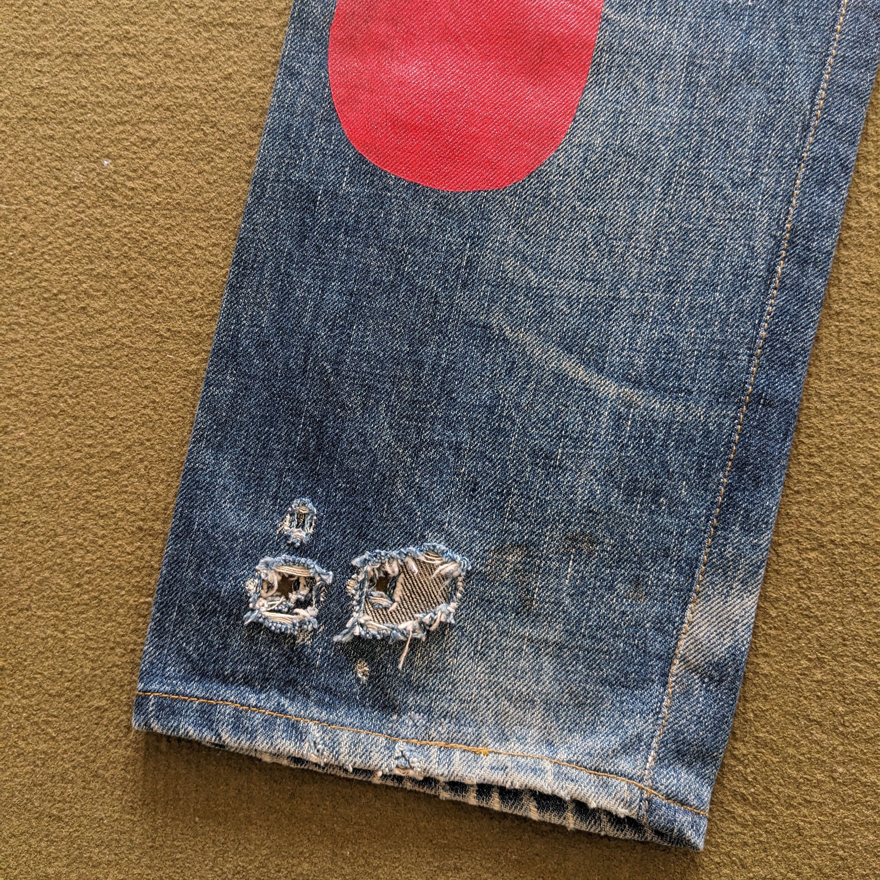 Evisu Vintage EVISU Japanese Fashion Brand Denim Custom Jeans Size US 29 - 2 Thumbnail