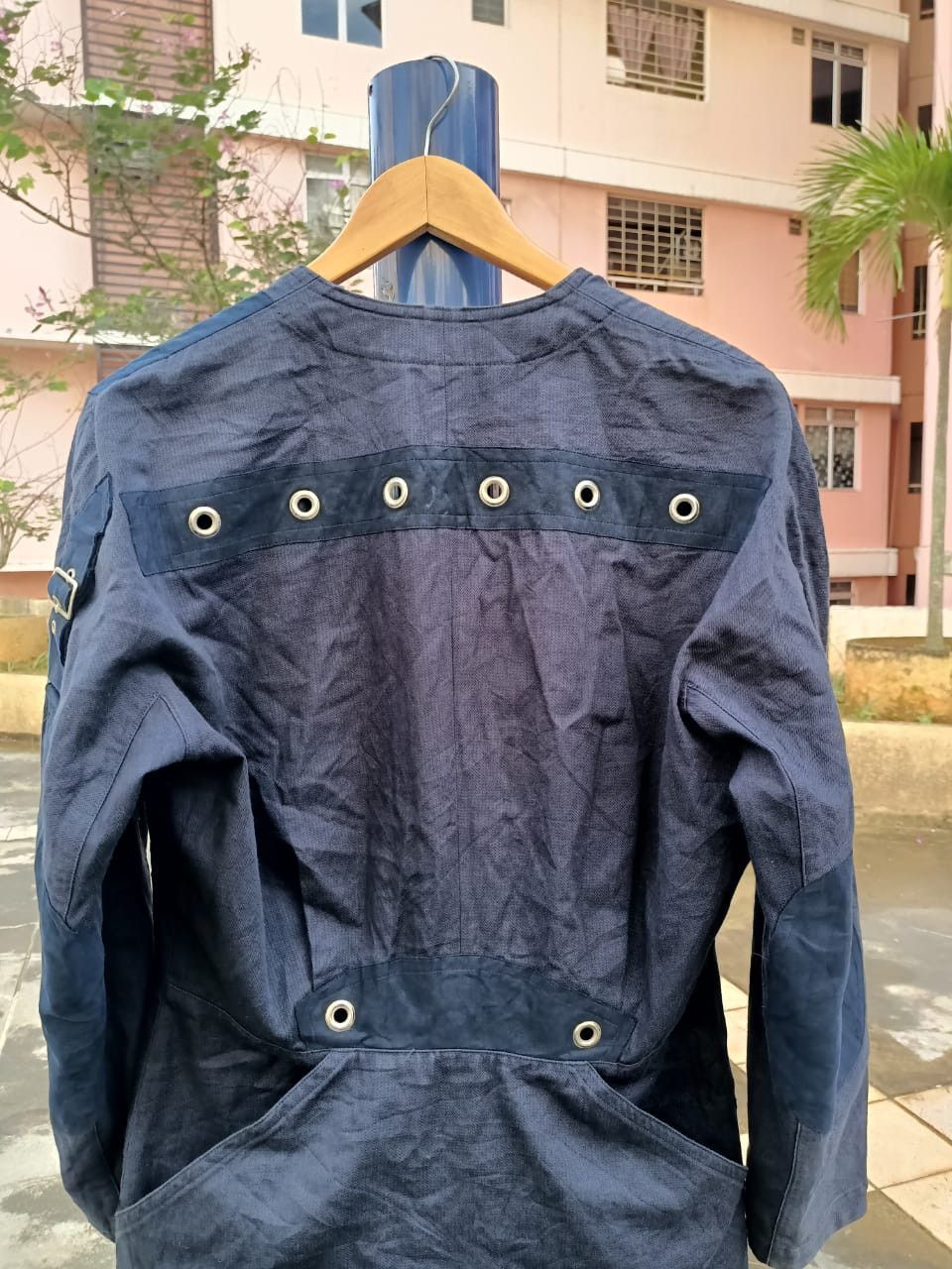Japanese Brand Vintage 80s Kansai Yamamoto smile pocket jackets Size US M / EU 48-50 / 2 - 7 Thumbnail