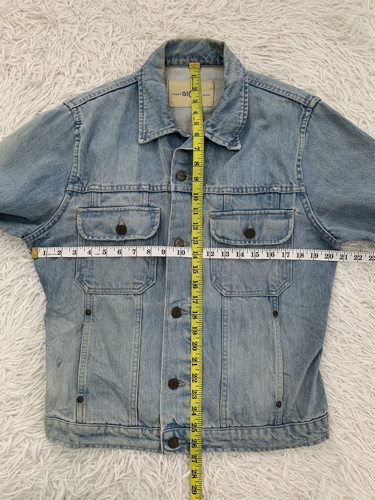 Romeo Gigli × Vintage Vintage Romeo Gigli Denim Jacket Made in Italy Size US S / EU 44-46 / 1 - 14 Thumbnail