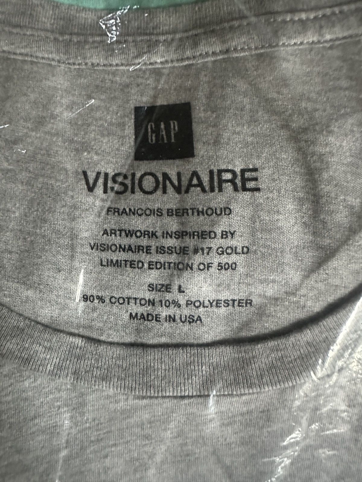 Gap VISIONAIRE X GAP T-SHIRT FRANÇOIS BERTHOUD GOLD Size US L / EU 52-54 / 3 - 2 Thumbnail