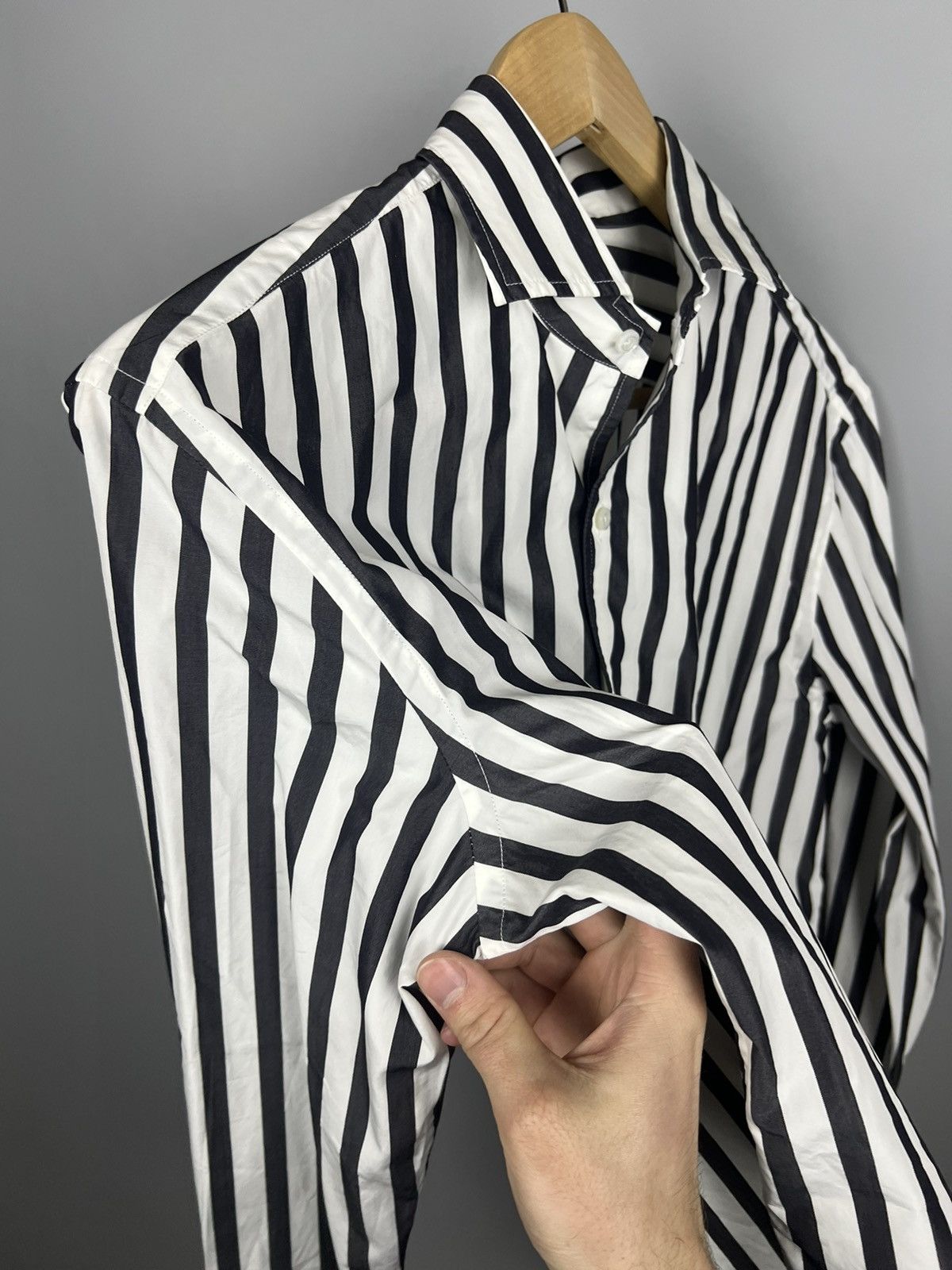 Ralph Lauren Purple Label Ralph Lauren Cotton Shirt stripe Rare Size S / US 4 / IT 40 - 10 Thumbnail