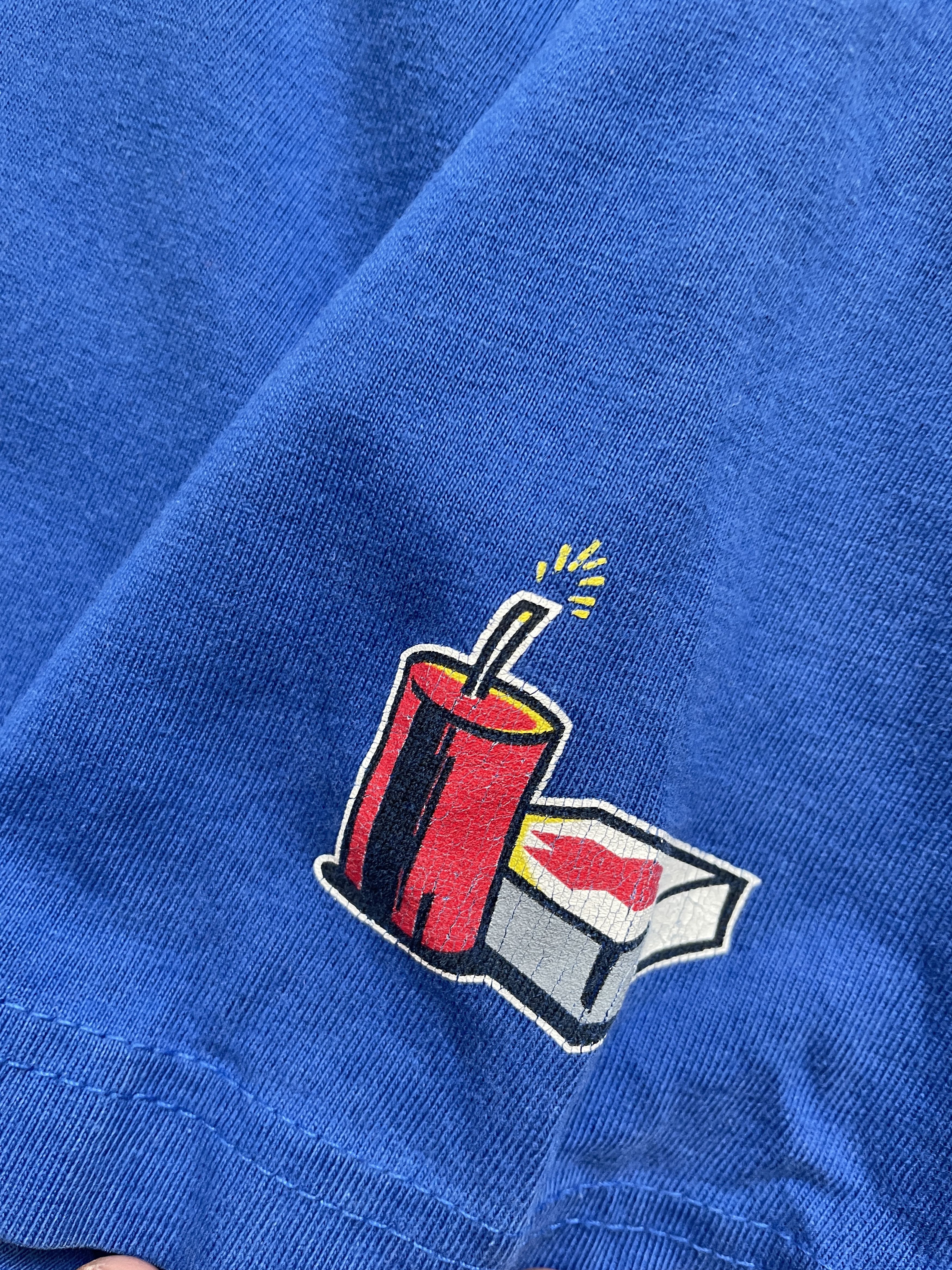 Vintage Y2K IM SLOW LERNER MONKEY BLUE BABY FIT TO THE EDGE TEE Size US S / EU 44-46 / 1 - 3 Thumbnail