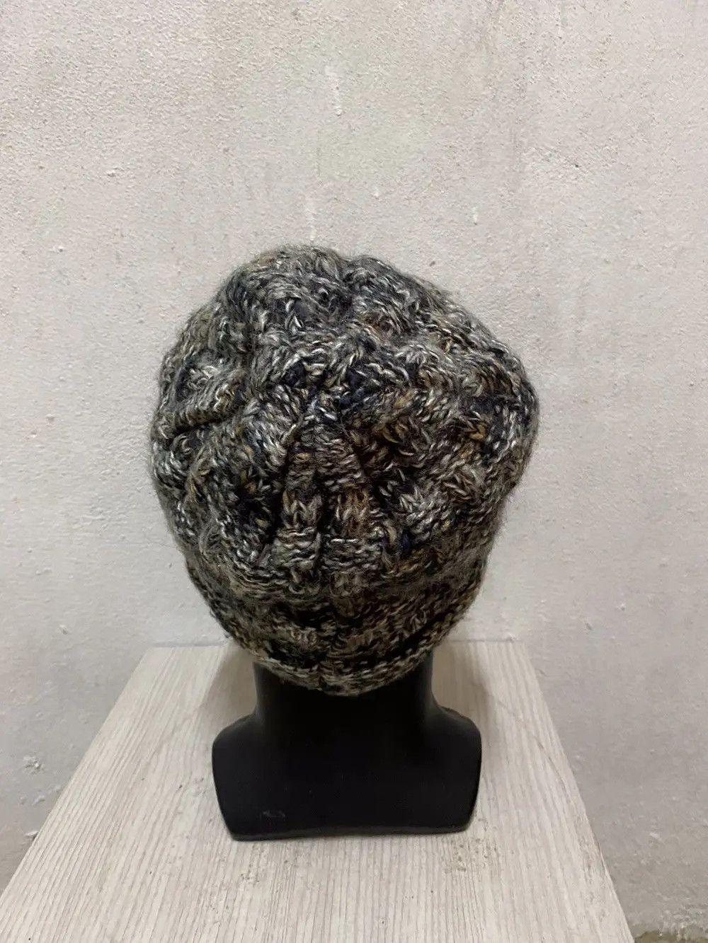 Vintage Japanese Brand Knit Beanie Hat Size ONE SIZE - 4 Thumbnail