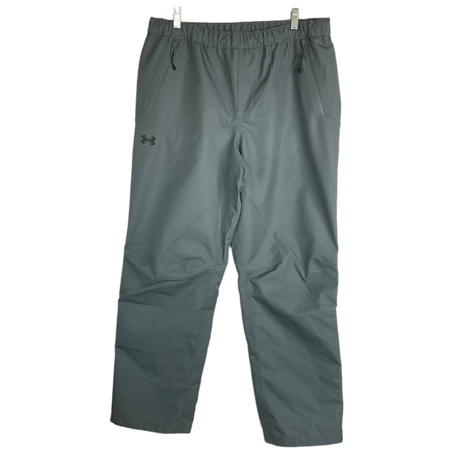 Under Armour Under Armour Stormproof Gray Lined Rain Pants Mens Size S Size US 34 / EU 50 - 7 Thumbnail