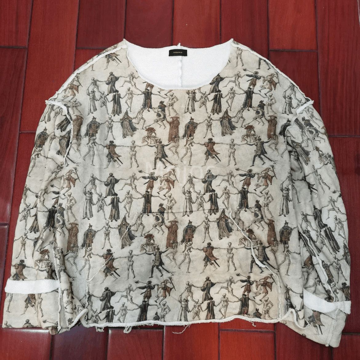 Undercover Sz 3 Undercover 17AW Dancing Skeleton Sweatshirt-2508 Size US L / EU 52-54 / 3 - 1 Thumbnail