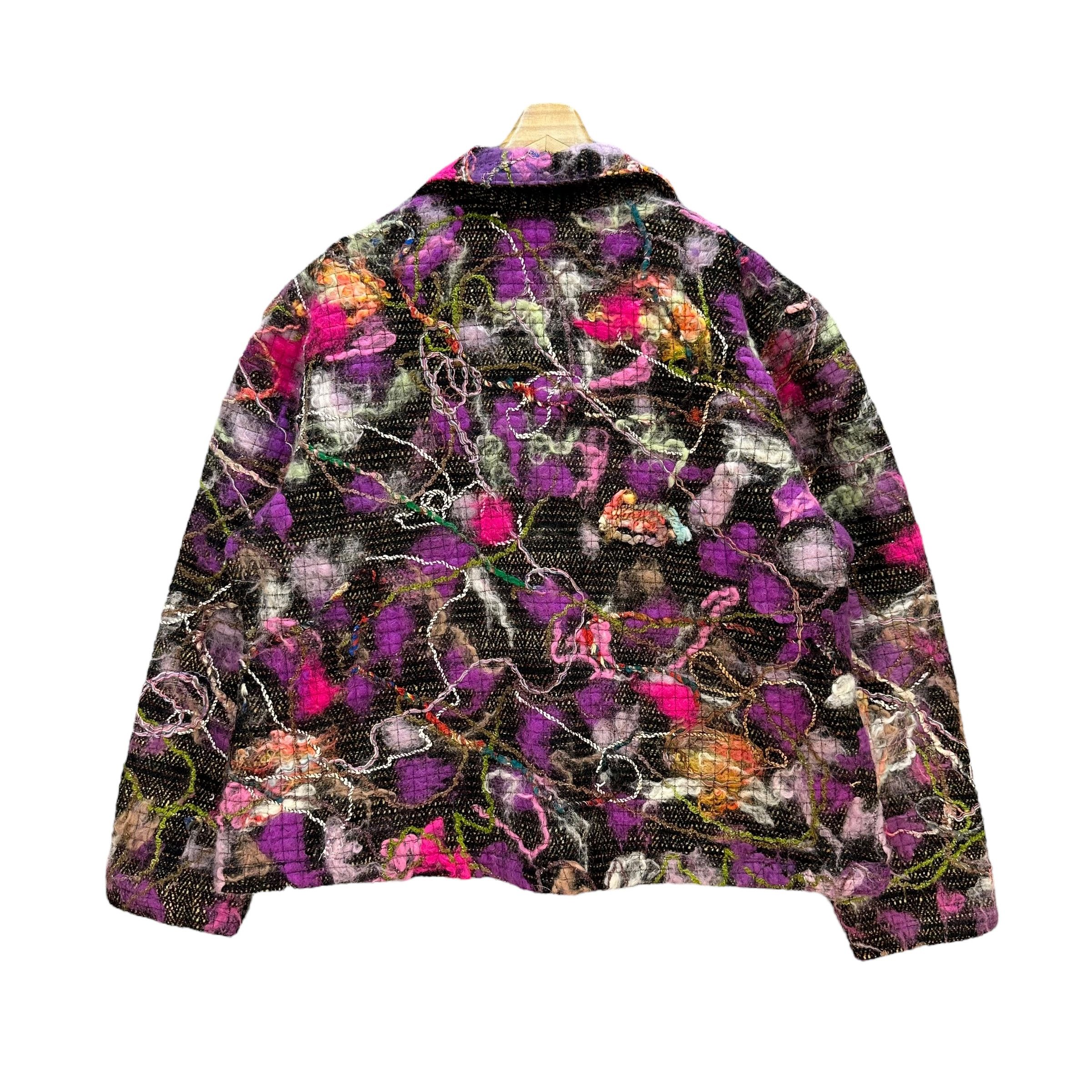Chicos Chicos Nice Design Multi Color Artwork Jacket #A2-0049 Size L / US 10 / IT 46 - 9 Thumbnail