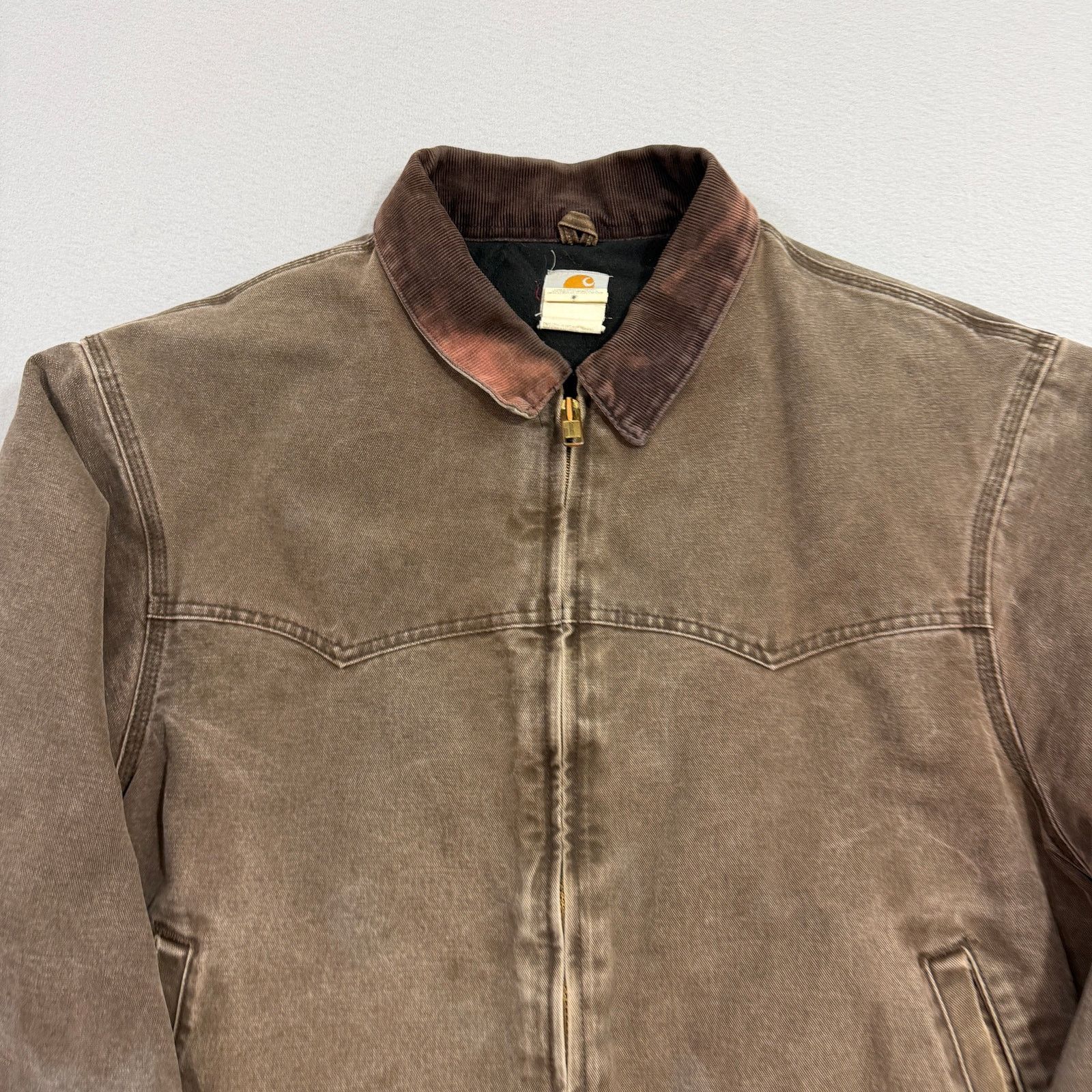 Carhartt Vintage Carhartt Santa Fe Jacket 2XL J14CHT Chestnut Brown Size US XXL / EU 58 / 5 - 3 Thumbnail