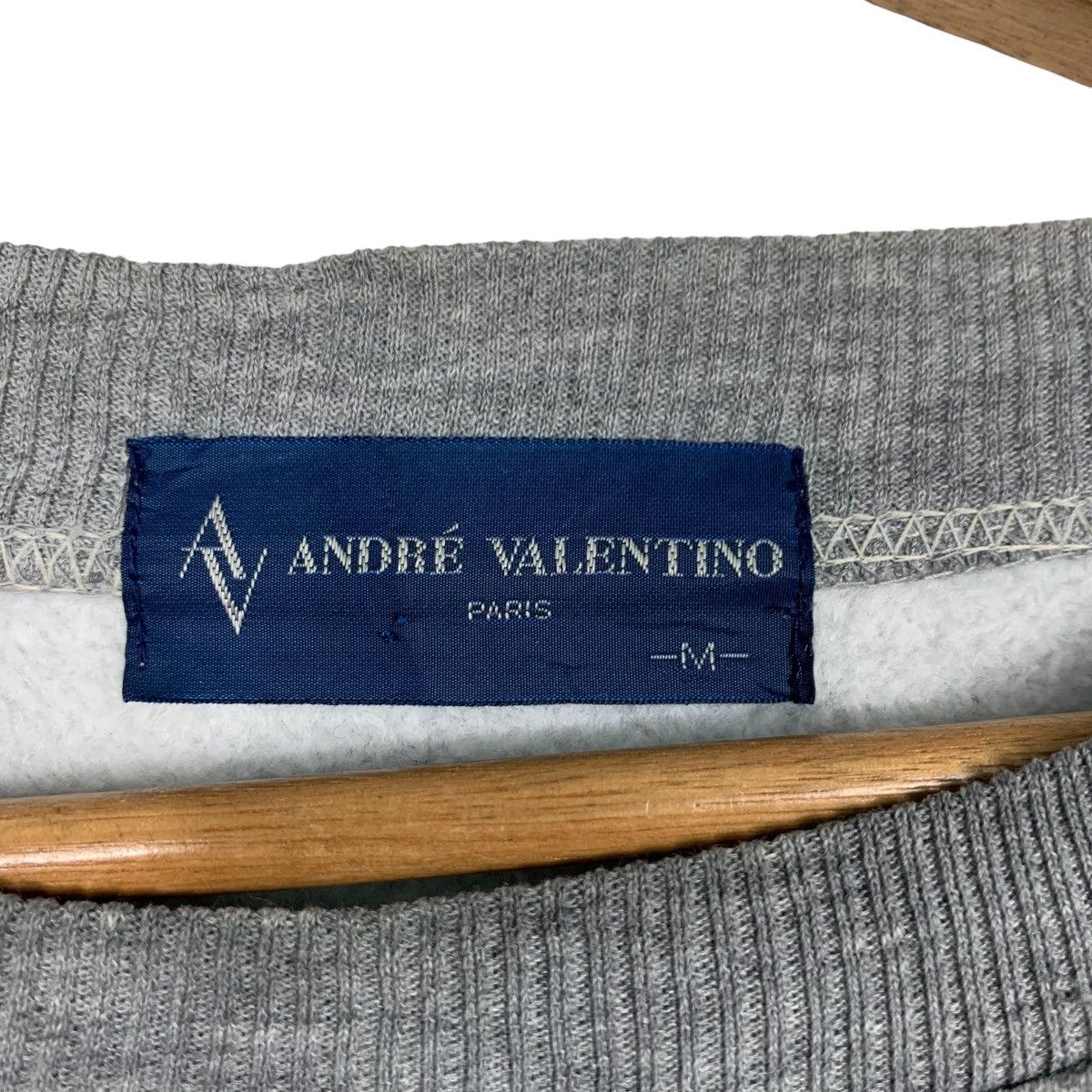 Valentino ANDRE VALENTINO Paris Big Logo Sweatshirts #1738-C77 Size US M / EU 48-50 / 2 - 11 Thumbnail