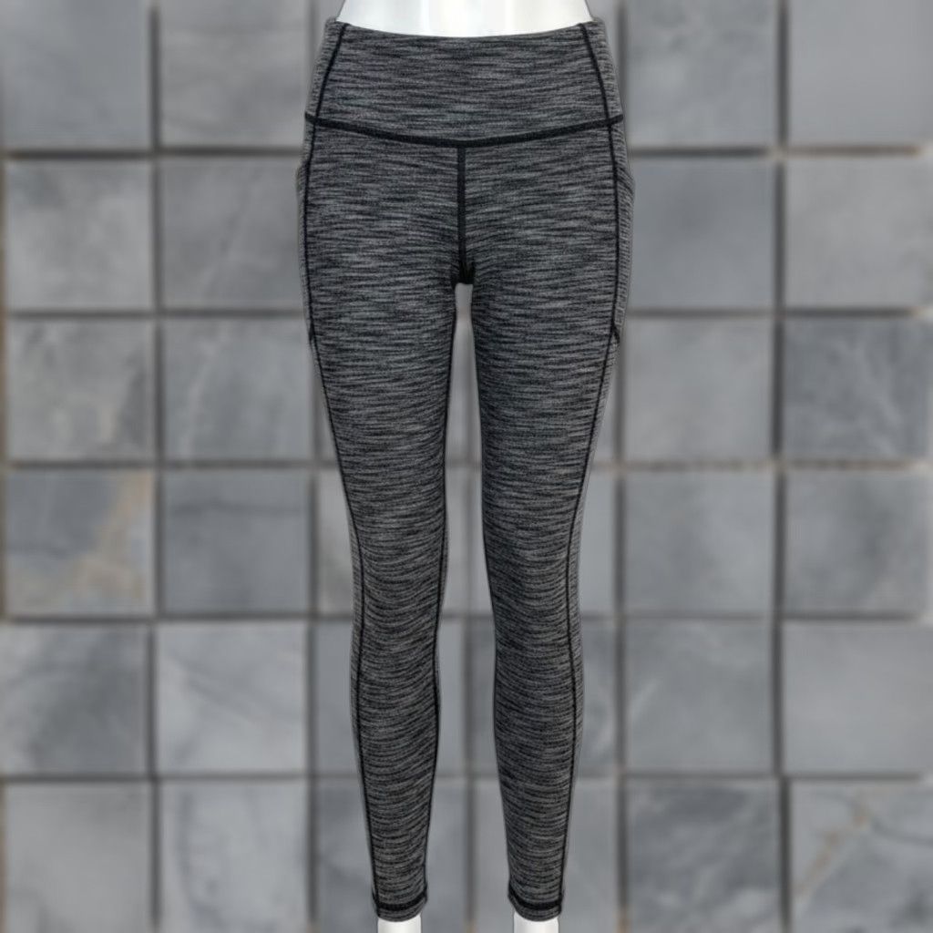 Victoria's Secret Victoria's Secret Pull On Leggings XS Gray Pockets Cotton Athleisure Pants Yoga Space Dye Valle Size 26" / US 2 / IT 38 - 1 Thumbnail