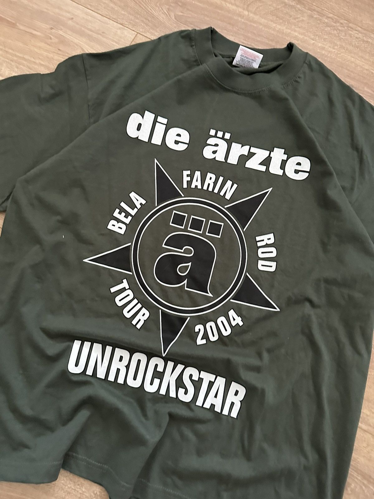 Band Tees 🔥VINTAGE DIE ARZTE UNROCKSTAR 2004 TOUR T-SHIRT🔥 Size US XL / EU 56 / 4 - 2 Thumbnail