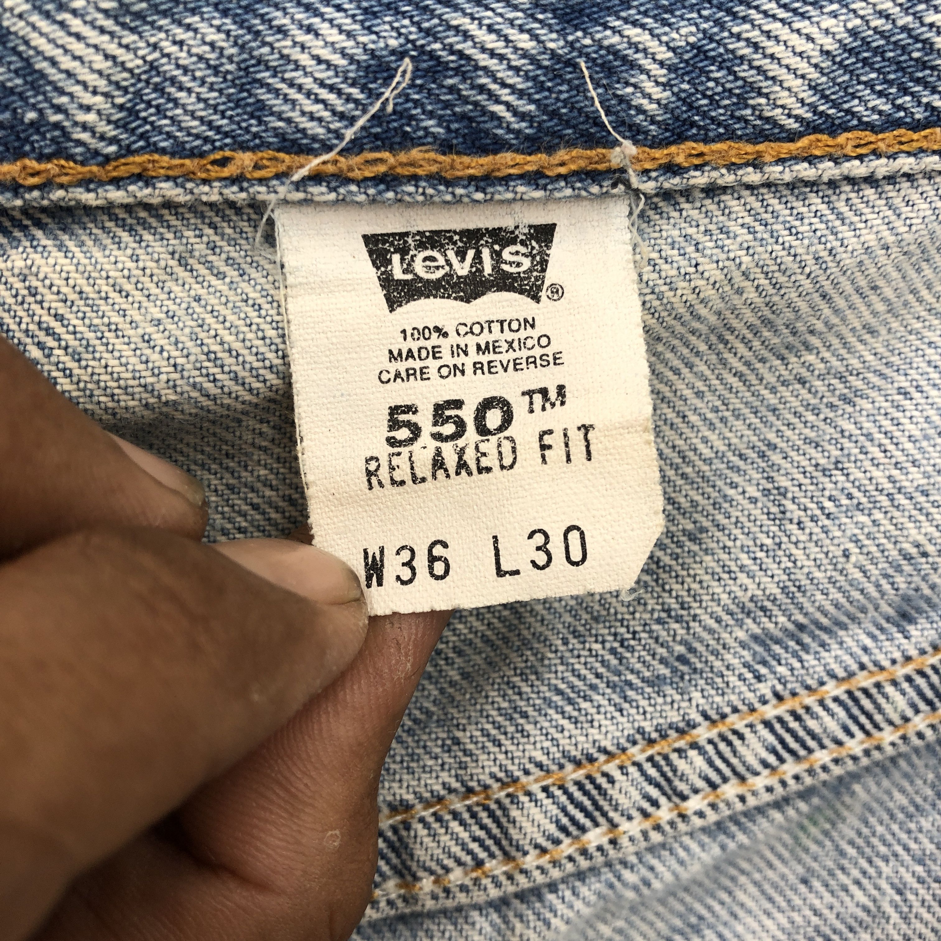 Levi's Vintage 90s Levis Faded Jeans Levi's Stonewash Denim Size US 34 / EU 50 - 9 Thumbnail