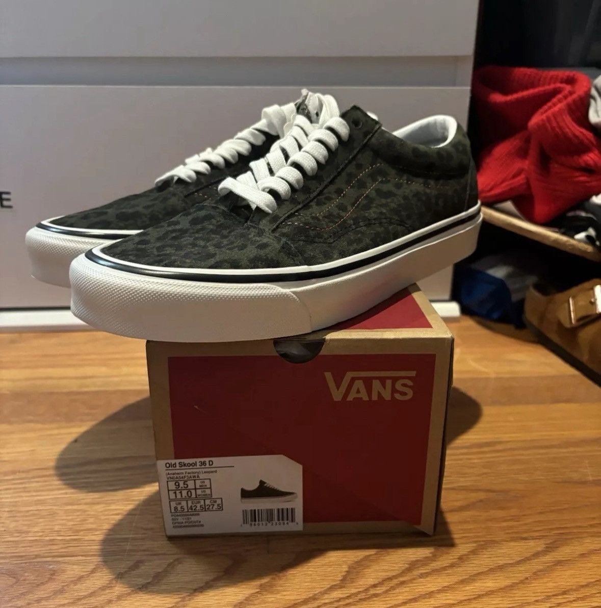 Vans old skool 36 d Anaheim factory leopard size