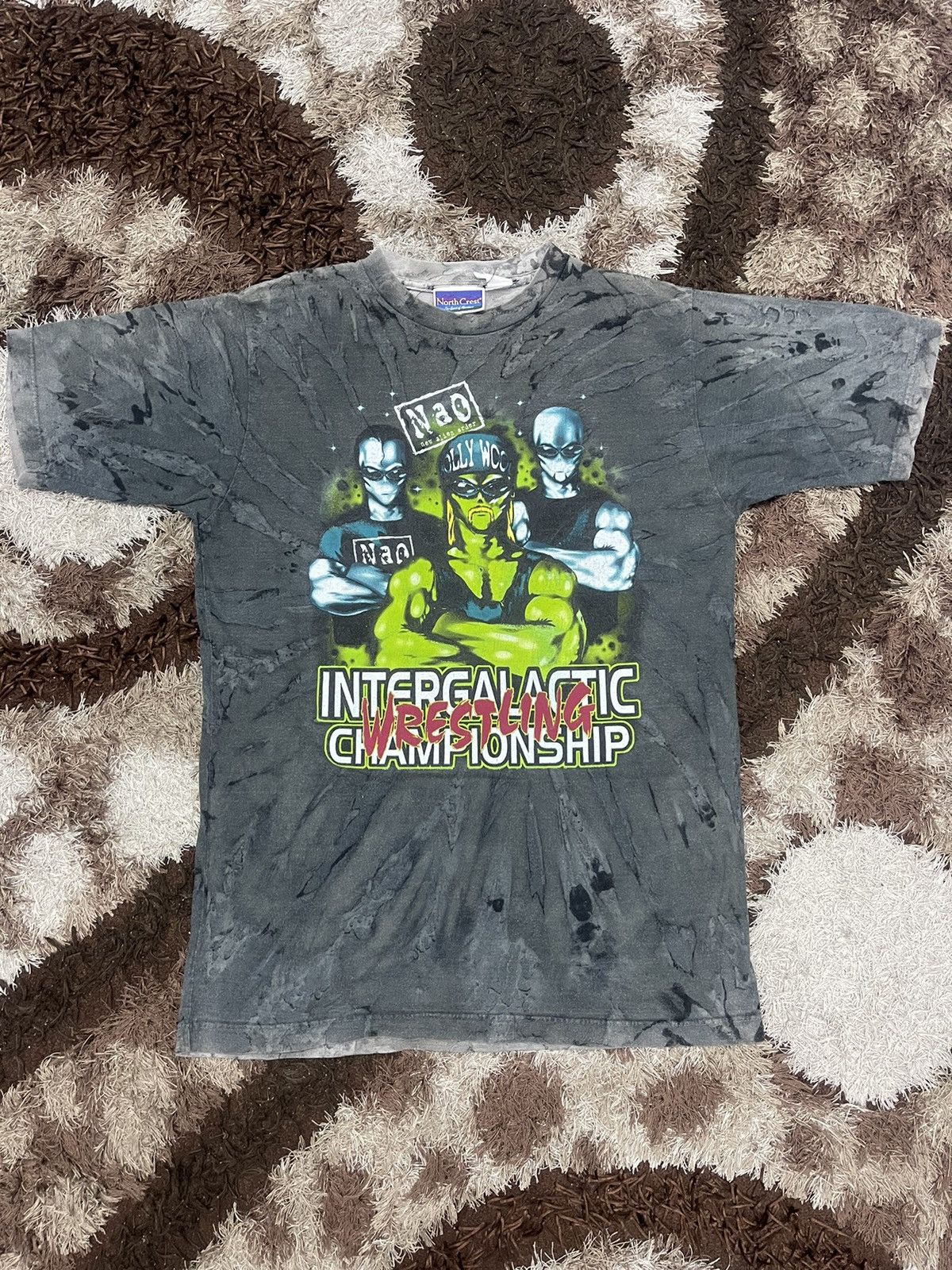 Vintage VINTAGE NEW ALIEN ORDER NAO NWO HULK HOGAN TEE VERY RARE Size US M / EU 48-50 / 2 - 1 Thumbnail