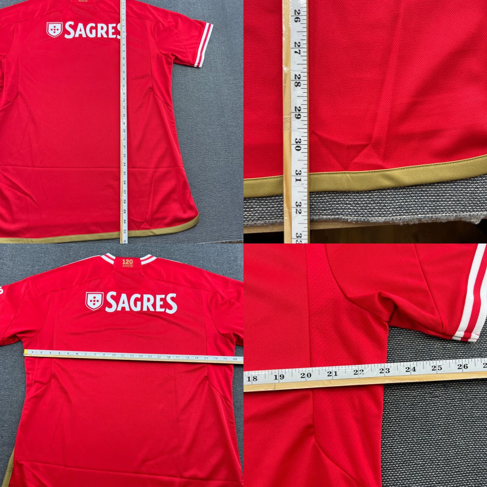 Adidas BNWT Benfica Adidas 2023-2024 Home Football Jersey Mens XL Red Shirt Size US XL / EU 56 / 4 - 8 Thumbnail