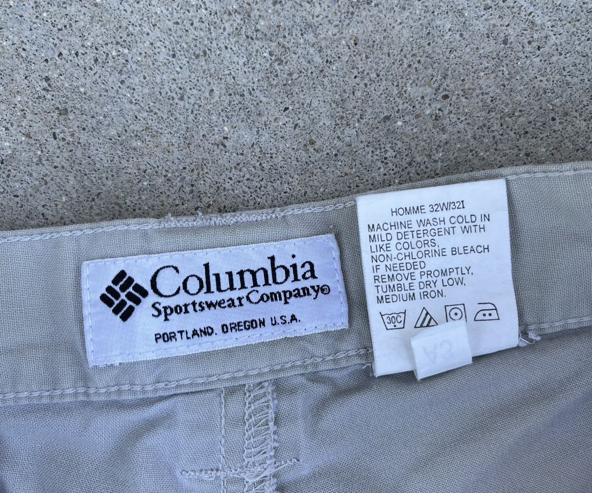 Vintage Vintage Columbia Hiking Pants Convertible Utility Khaki Size US 32 / EU 48 - 9 Thumbnail