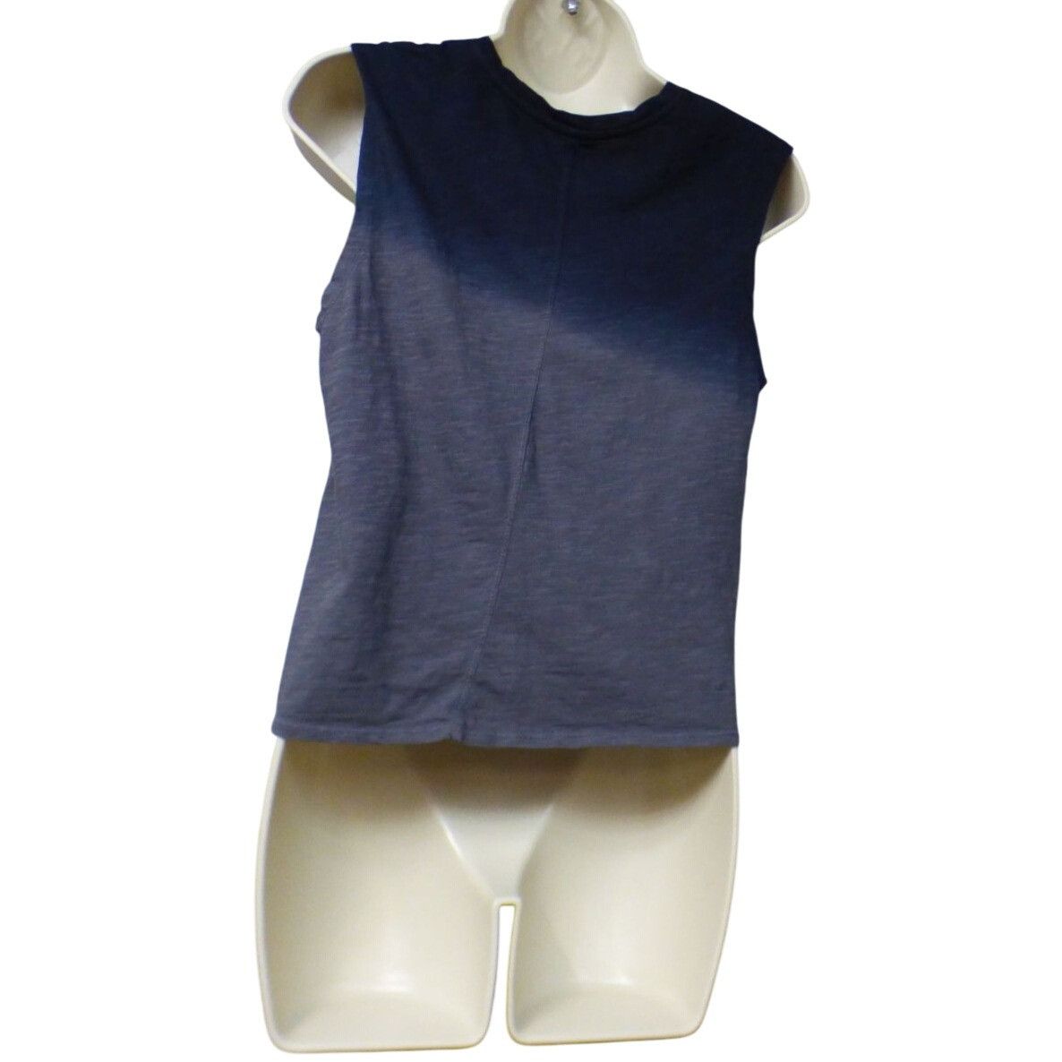 Other Zella Women’s Twist Front Dip Dye Performance Tank, Black/Gr Size S / US 4 / IT 40 - 9 Thumbnail