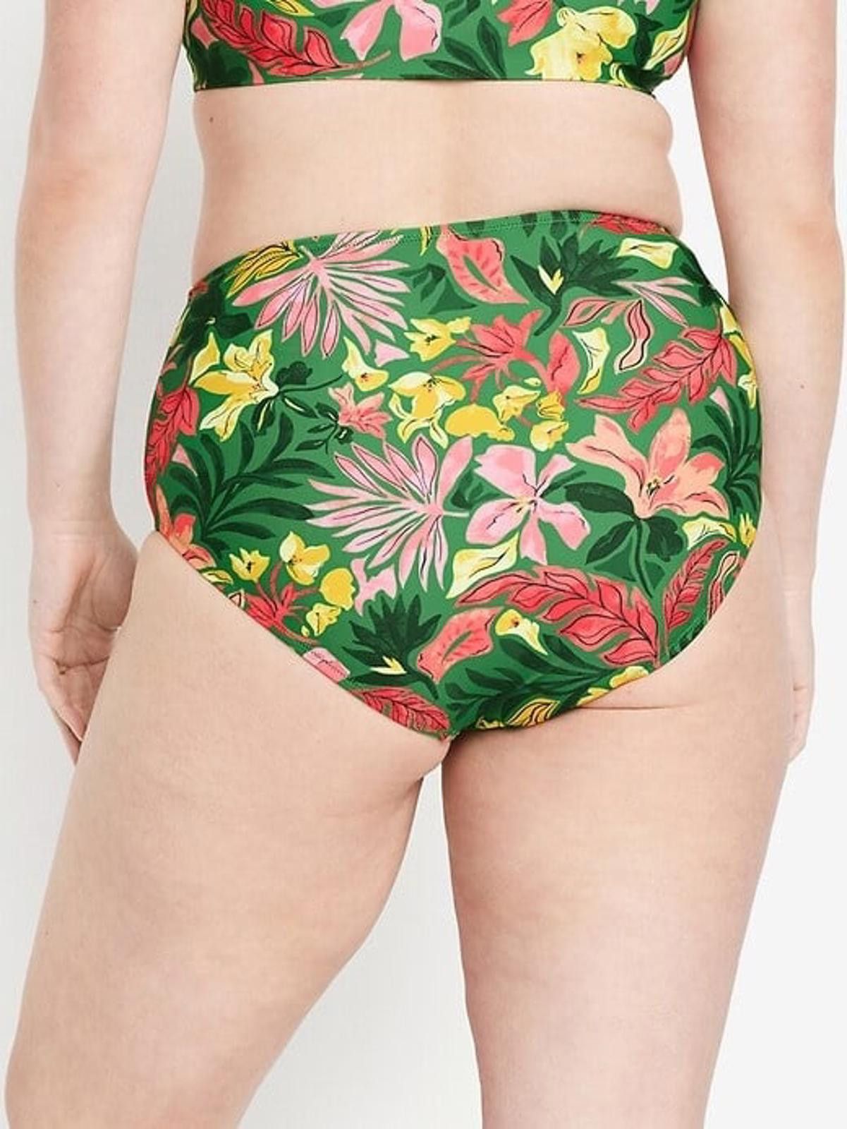 Old Navy Old Navy Women's Floral High-Waisted Swim Bottoms 3X NWT Size ONE SIZE - 1 Thumbnail