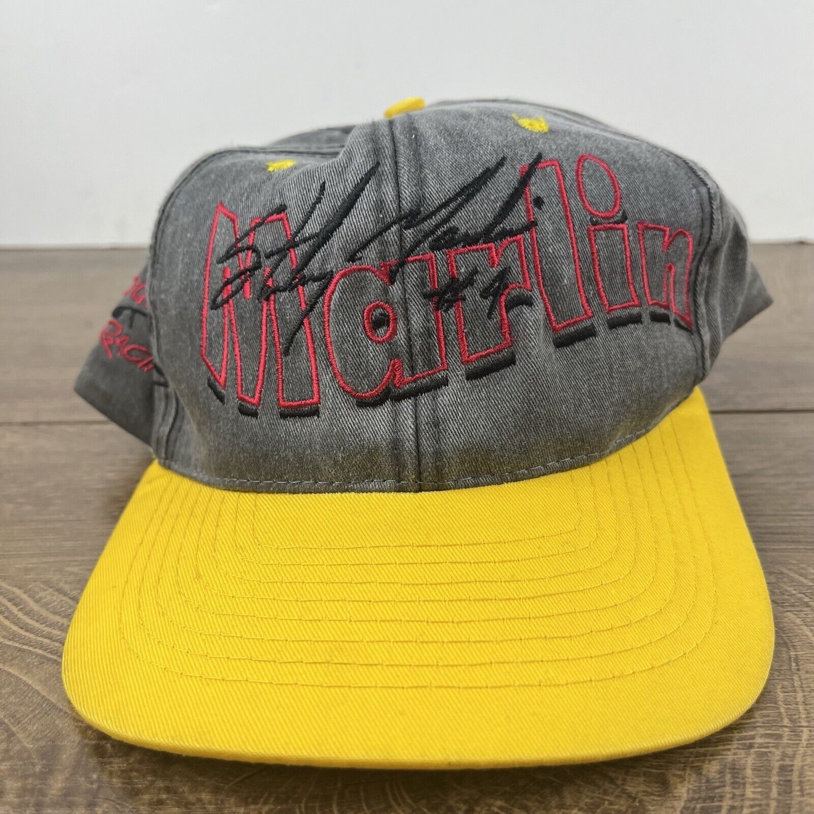 Other Sterling Martin Hat NASCAR Racing Gray Hat Adjustable Gray A Size ONE SIZE - 6 Thumbnail
