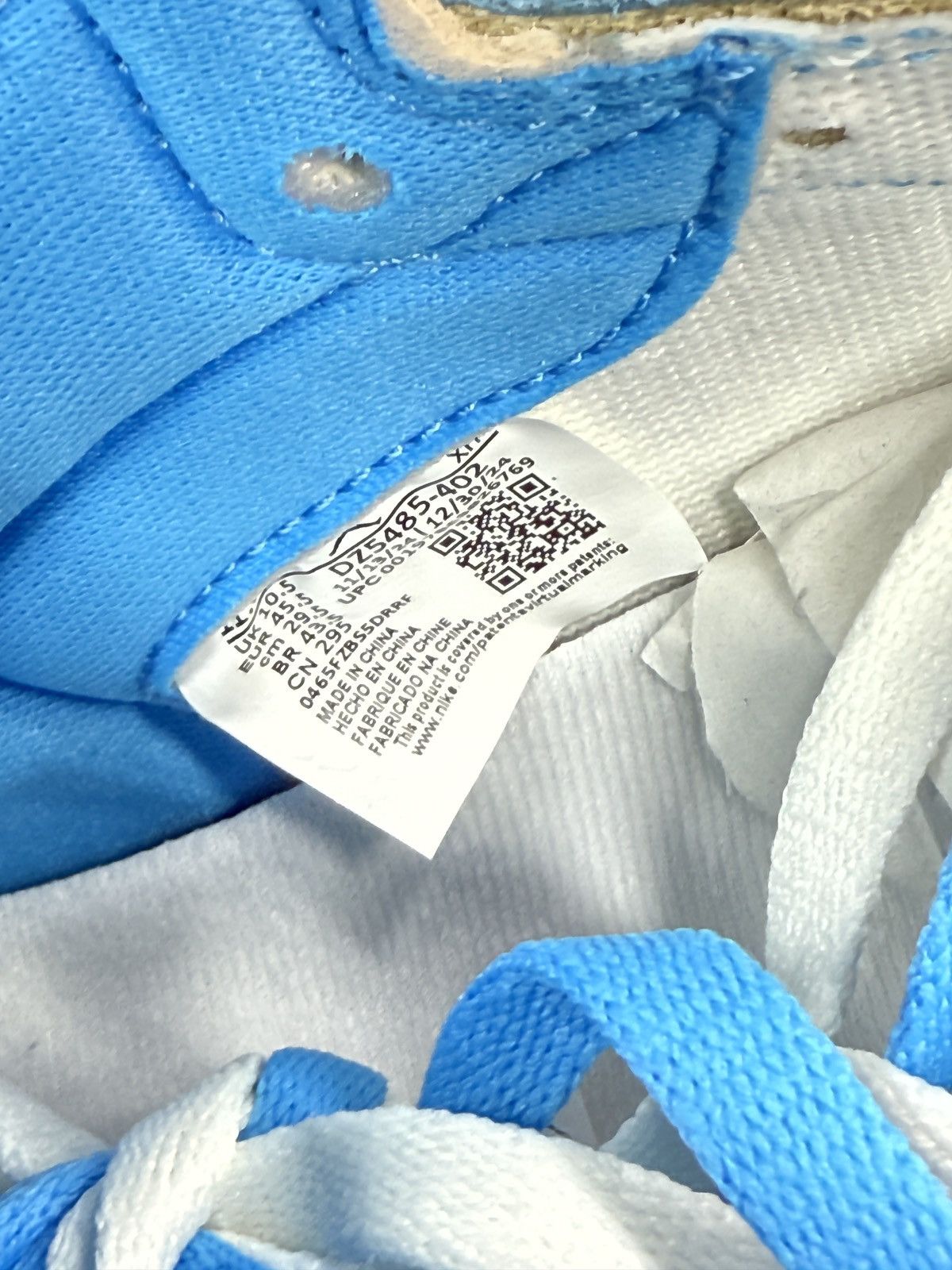 Jordan Brand Jordan 1 Retro High Og UNC Reimagined Size US 11.5 / EU 44-45 - 6 Thumbnail