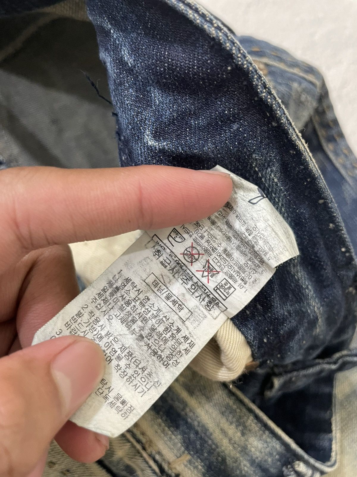 Kapital 2000s Japanese Mudwash Denim Patchwork Ripped Ifsix LGB y2K Size US 32 / EU 48 - 7 Thumbnail