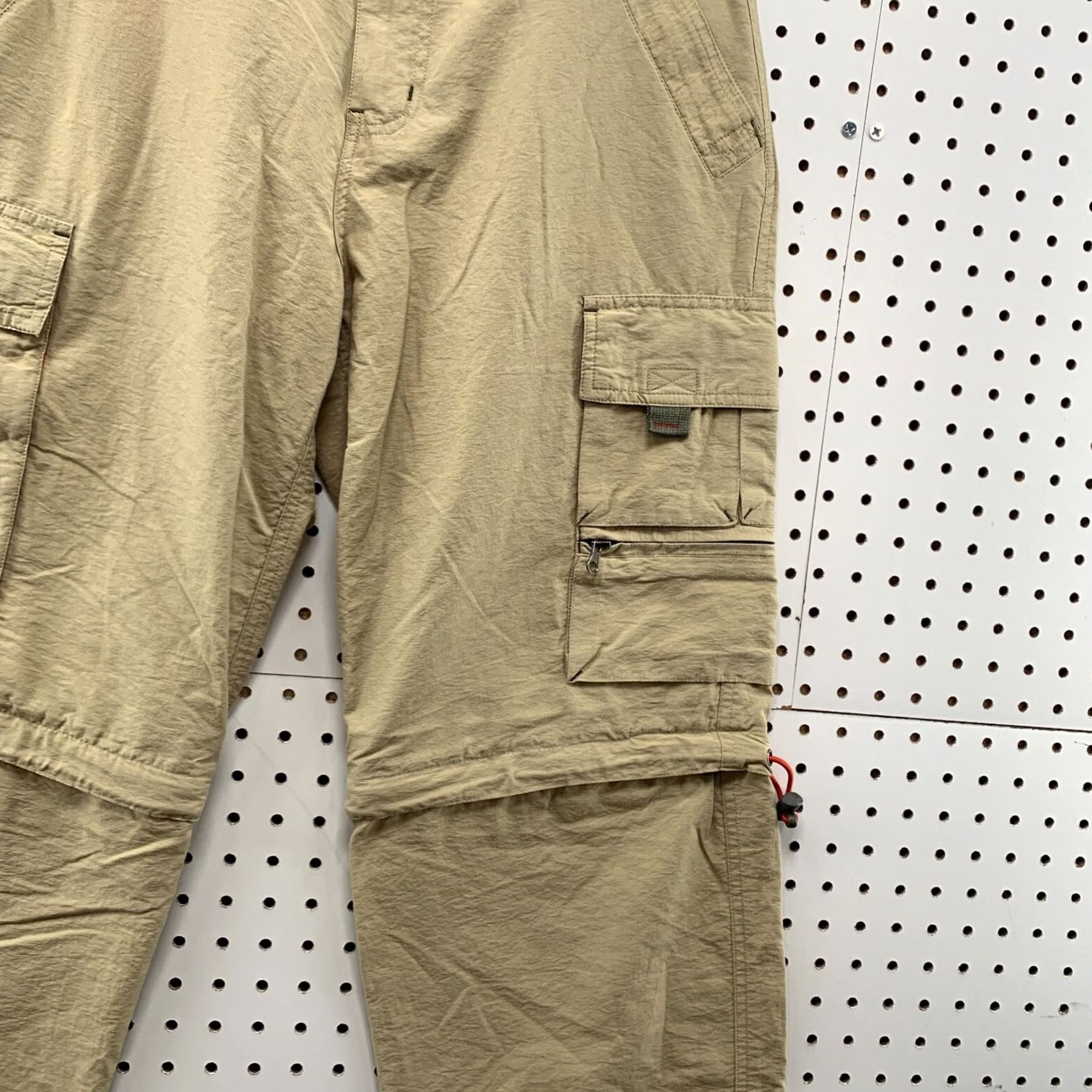 Vintage No Boundaries Convertible Cargo Hiking Pants Brown Belted Mens 29x31 Skateboard Size US 29 - 4 Thumbnail