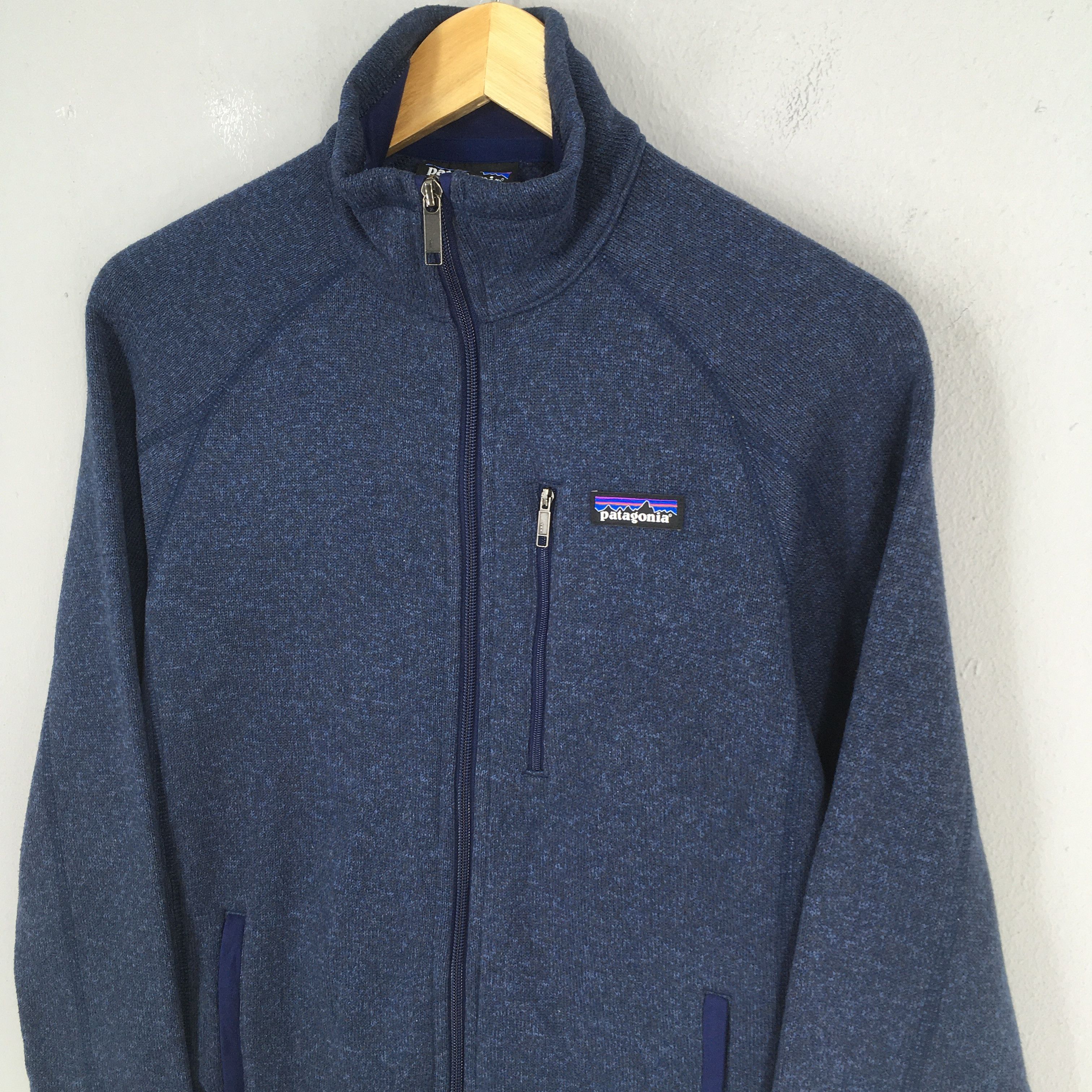 Patagonia × Vintage Vintage Patagonia Blue Zipper Fleece Sweatshirt XSmall Size US XS / EU 42 / 0 - 3 Thumbnail