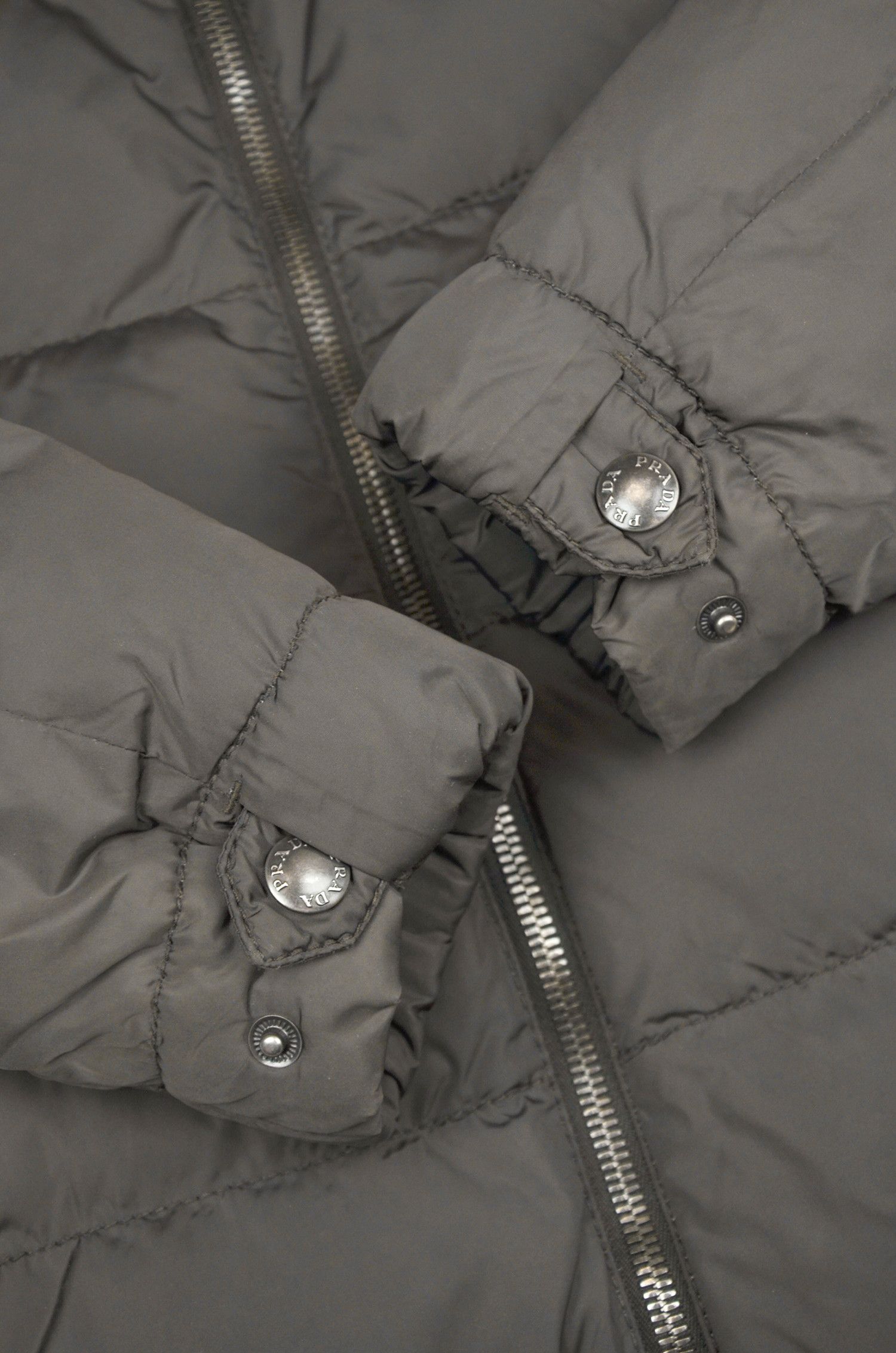 Prada Prada Quilted Hooded Down Puffer Jacket - Size S Size S / US 4 / IT 40 - 3 Thumbnail
