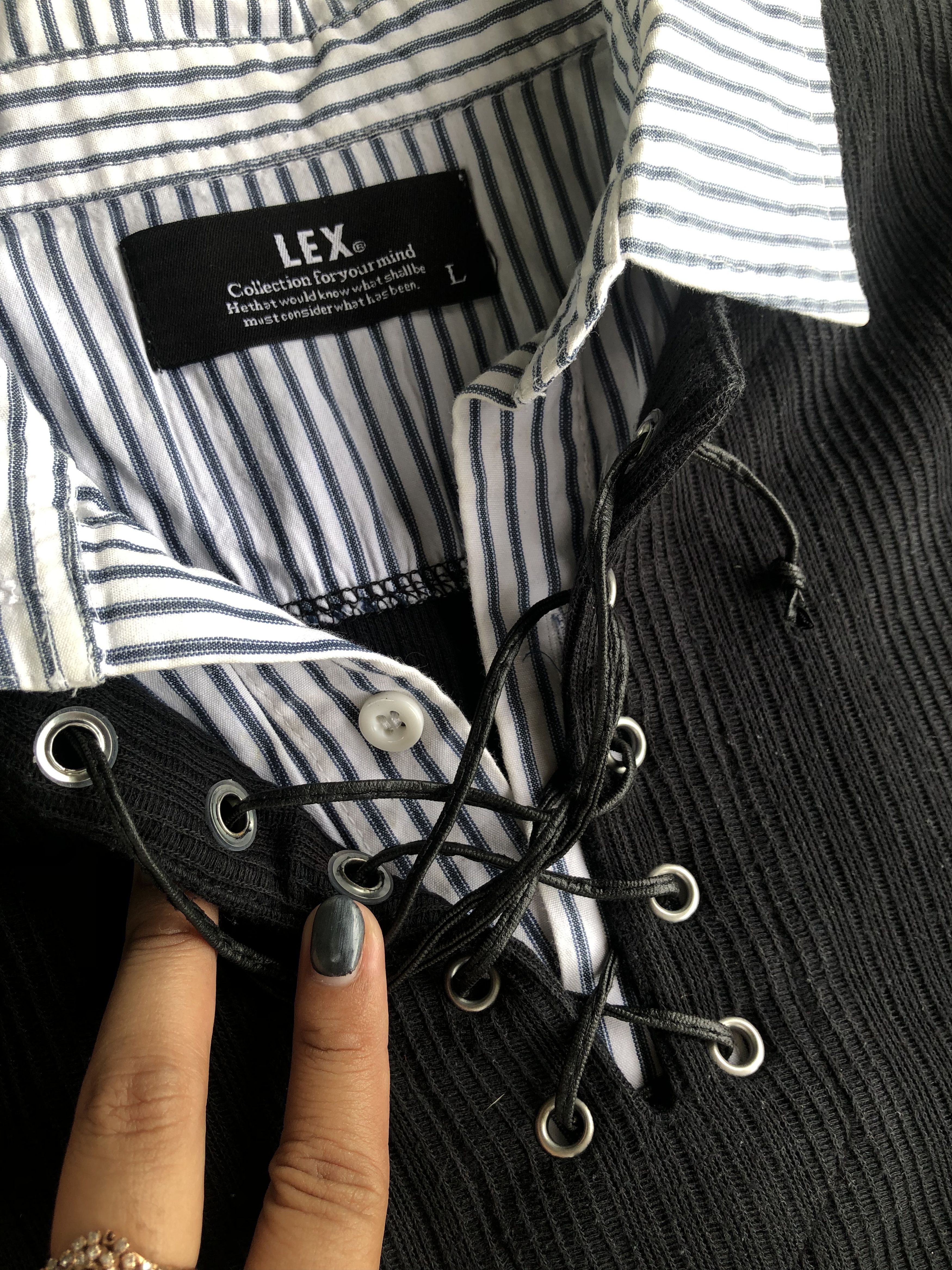 Japanese Brand Lex Collection For Your Mind Double Layer Ifsixwasnine Style Size US L / EU 52-54 / 3 - 5 Thumbnail