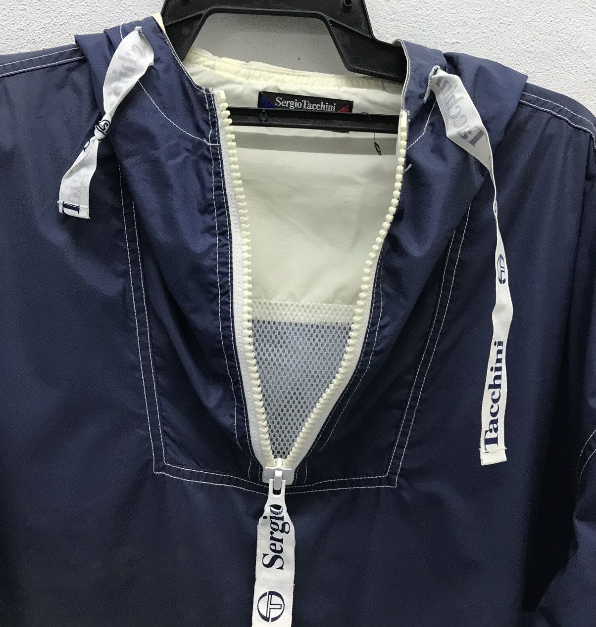 Sergio Tacchini × Vintage Vintage Sergio Tacchini Sport Jacket Hoodie Size US L / EU 52-54 / 3 - 4 Thumbnail