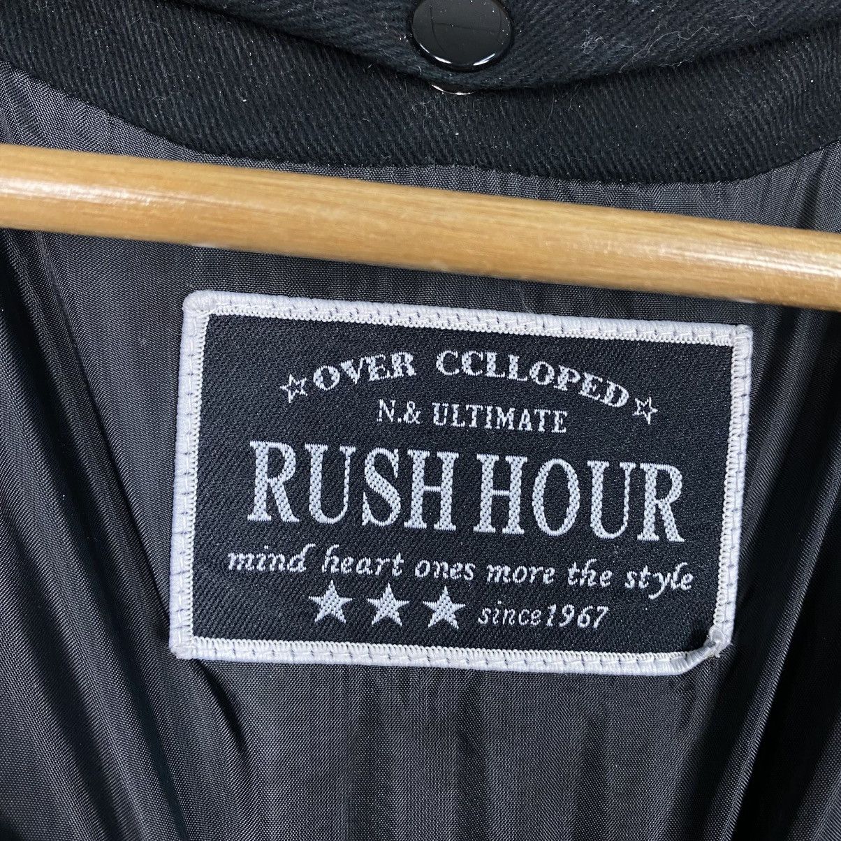 Japanese Brand 📌Vintage Wool Bomber Jacket Rush Hour Punk Design Size US M / EU 48-50 / 2 - 21 Thumbnail
