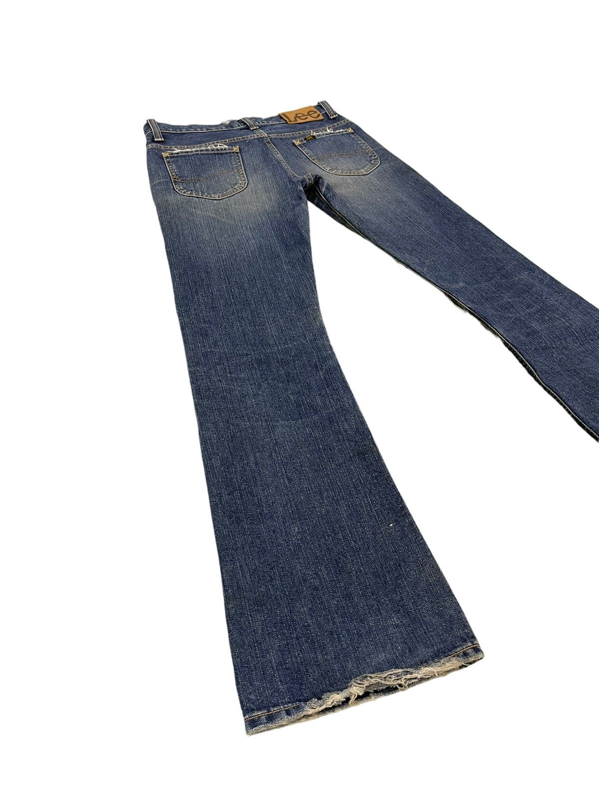 Lee Flare Jeans Lee Japan Slim Faded Distress Boot Cut 7🟦9 Size US 30 / EU 46 - 13 Thumbnail
