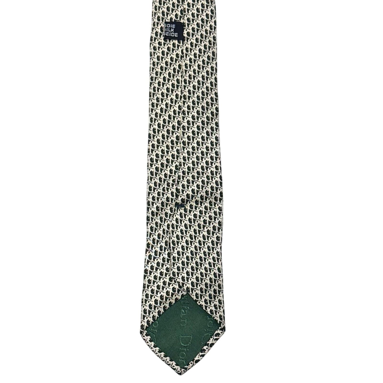 Christian Dior Monsieur Christian Dior Oblique Pattern Tie Size ONE SIZE - 11 Thumbnail