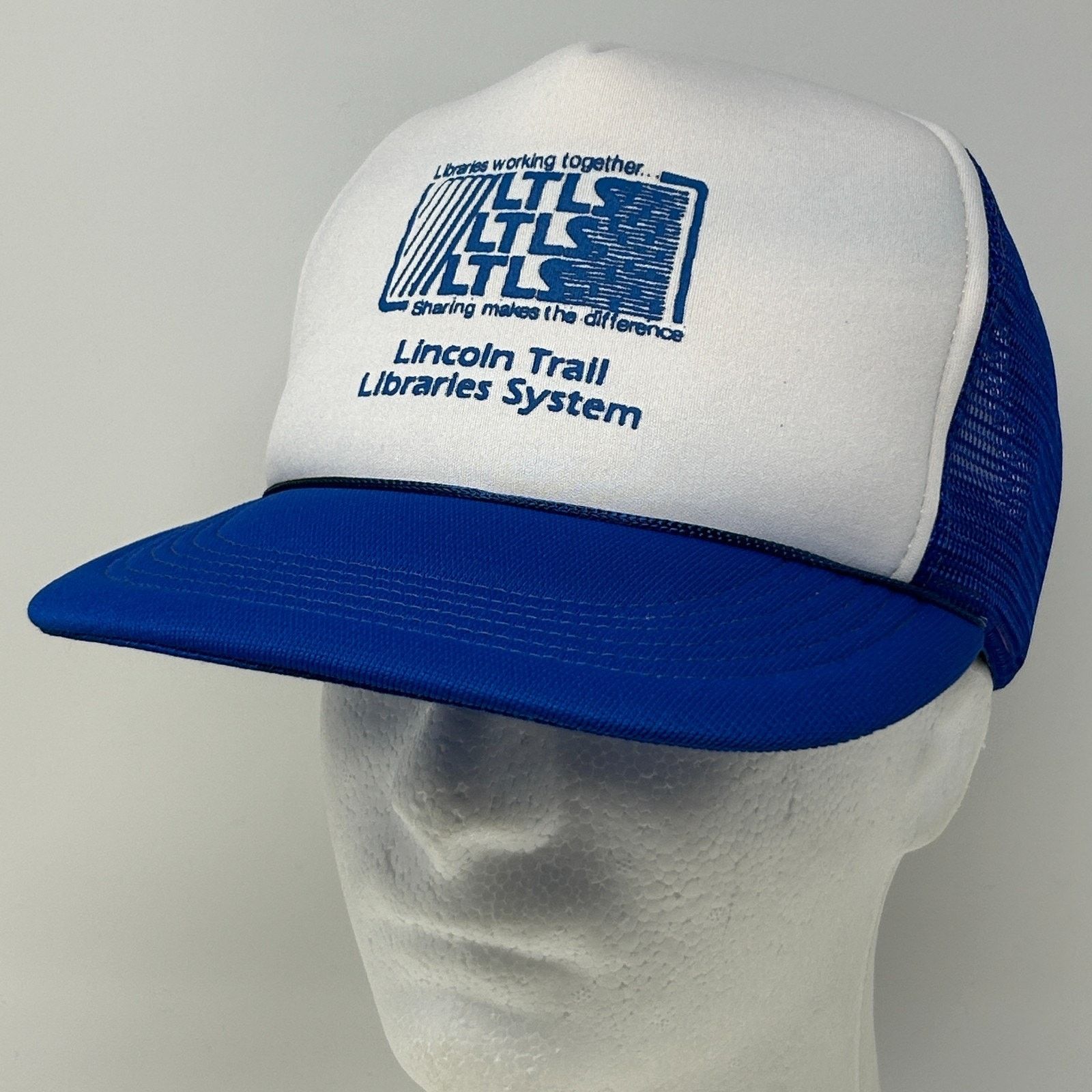 Vintage Vintage 80s Illinois Libraries Trucker Hat Baseball Cap Size ONE SIZE - 11 Thumbnail
