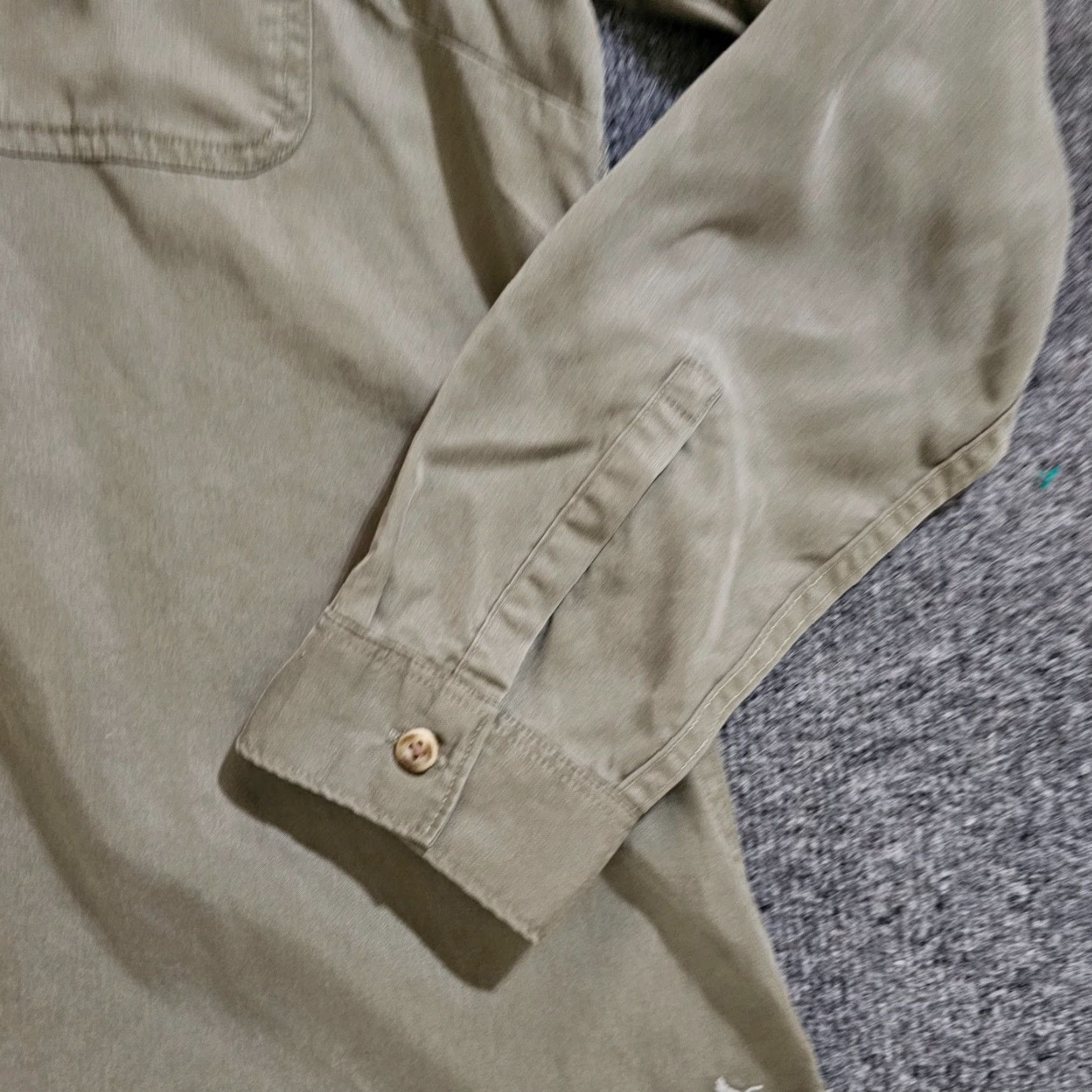 Eddie Bauer Eddie Bauer Women Blouse V-Neck Embroidered Green Top Medium Shirt Casual Size M / US 6-8 / IT 42-44 - 6 Thumbnail