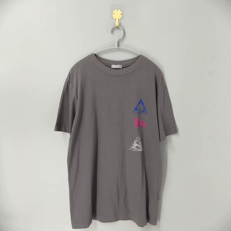 Dior Dior Men's Gray Back Logo Short Sleeve T-shirt-yf Size US XS / EU 42 / 0 - 1 Thumbnail