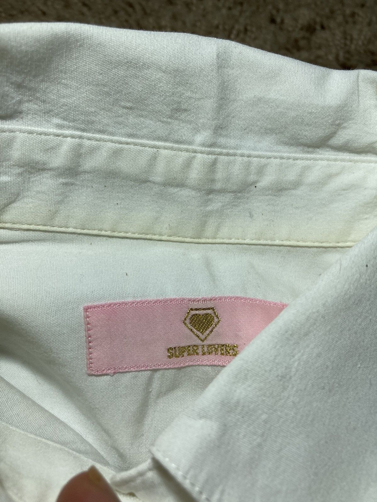 Super Lovers 2000s Super Lovers Heart Button Up Shirt 90s Harajuku Size US XS / EU 42 / 0 - 4 Thumbnail