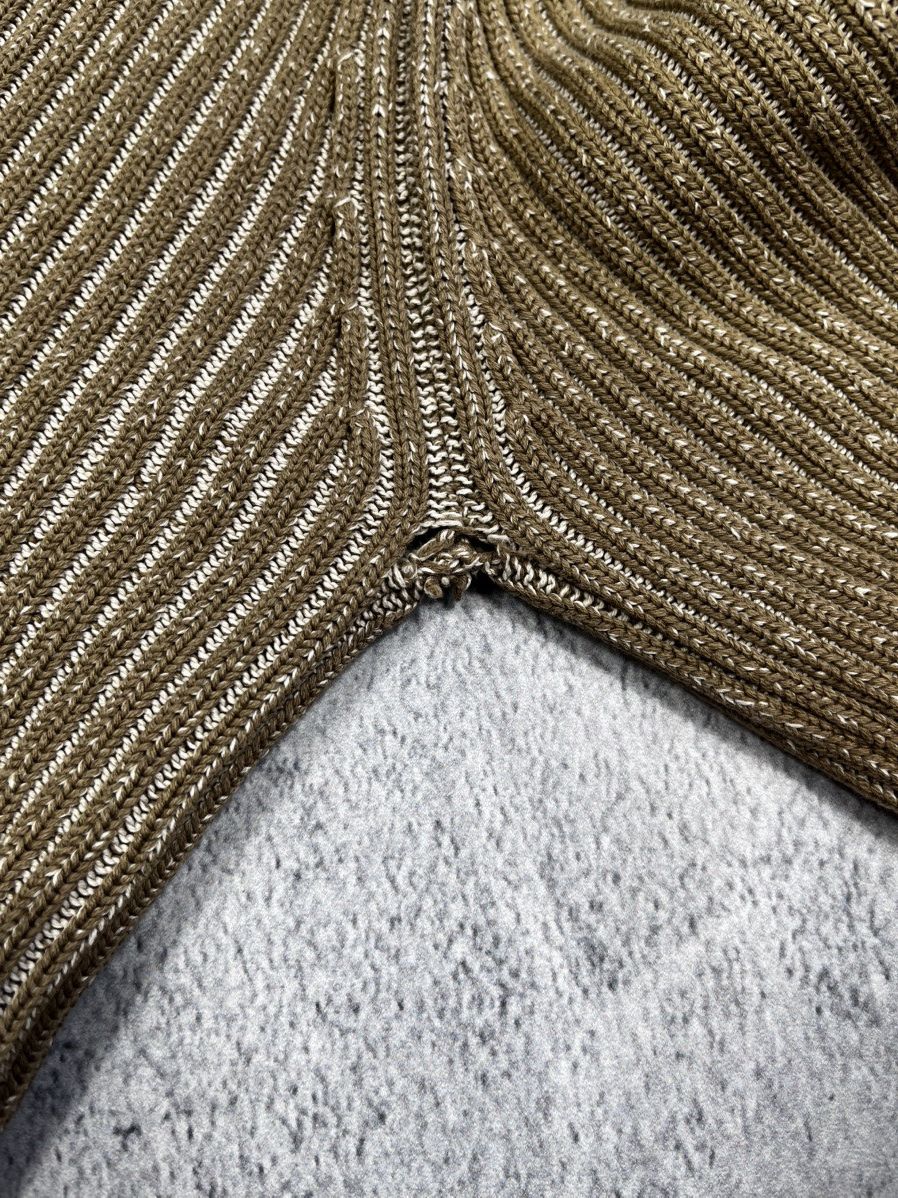 Vintage Vintage Y2K ribbed faded zip up Japanese sweater size XL Size US XL / EU 56 / 4 - 8 Thumbnail