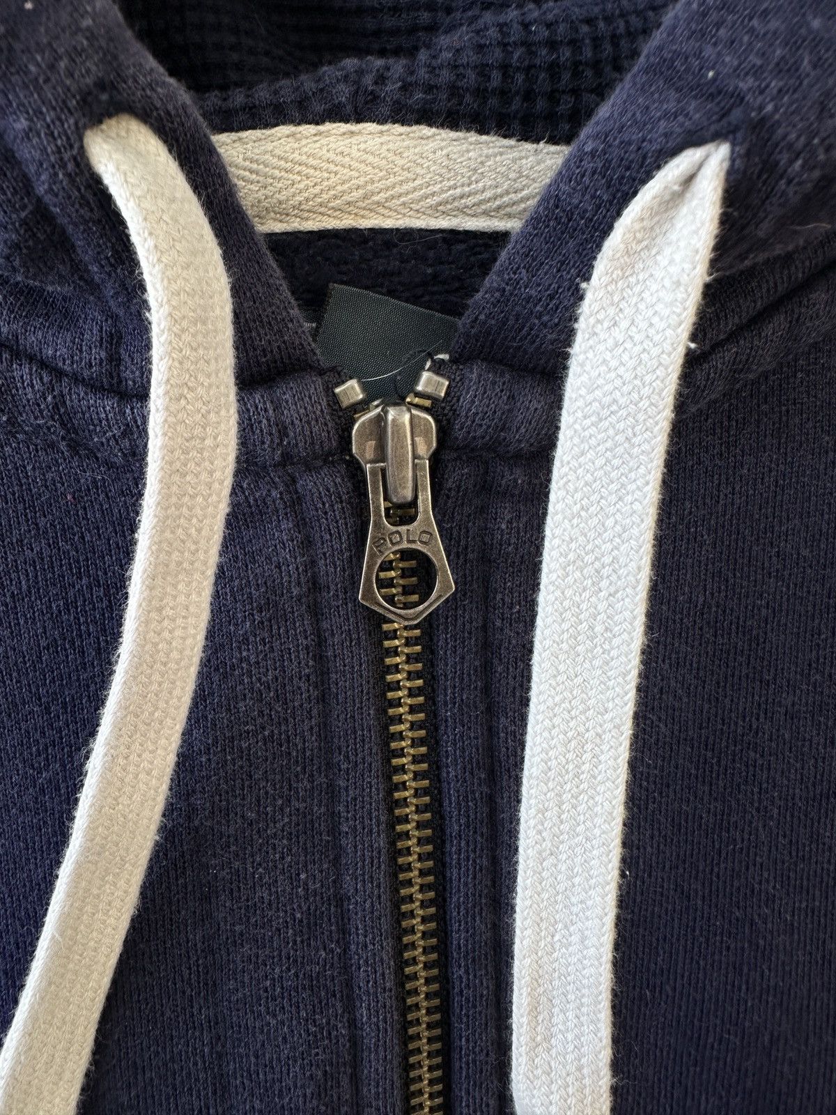 Polo Ralph Lauren Polo Ralph Lauren Full Zip Hoodie Pony Large Waffle Lined Size US L / EU 52-54 / 3 - 7 Thumbnail