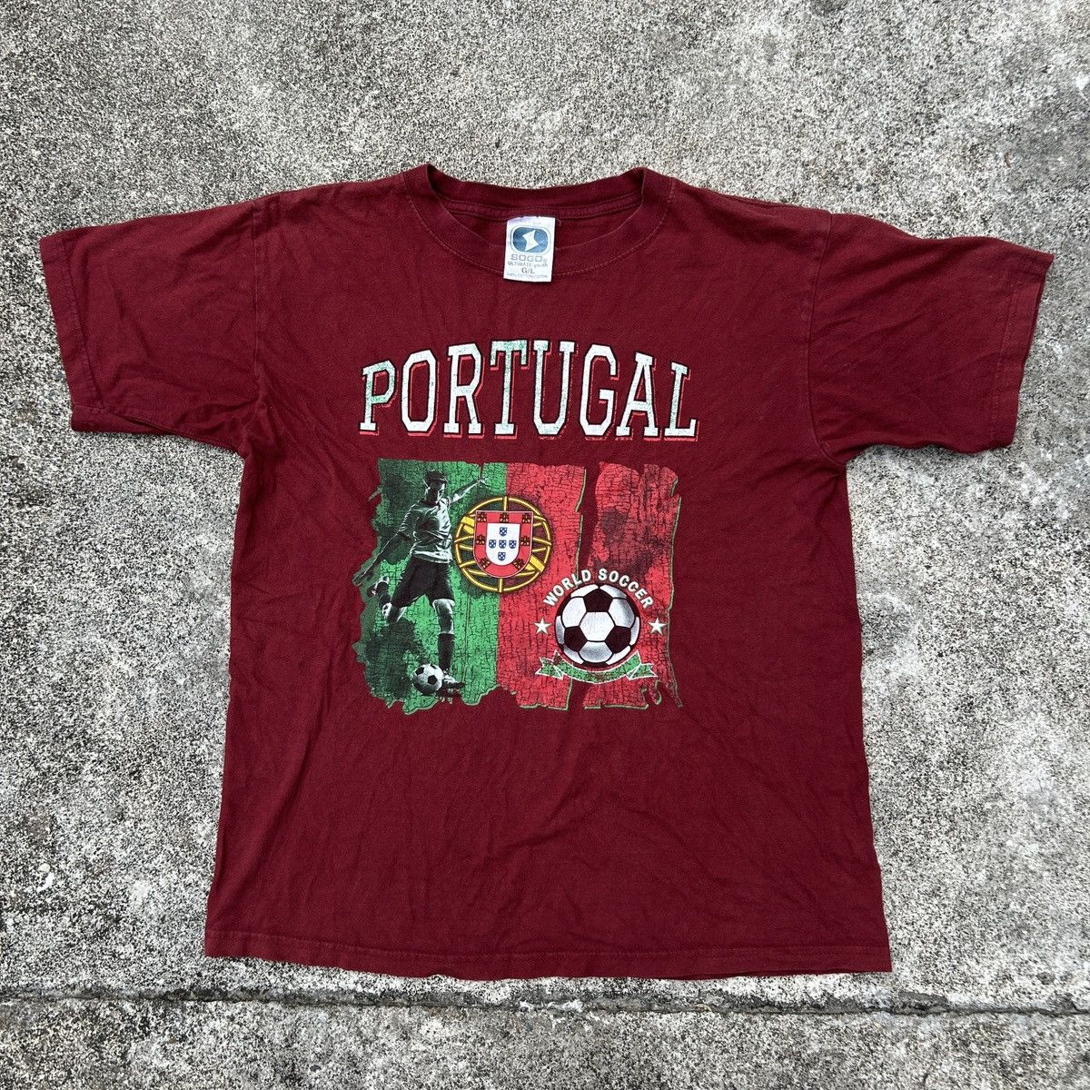 Band Tees × Vintage Portugal Soccer Ronaldo T-shirt Size US XXS / EU 40 - 1 Thumbnail