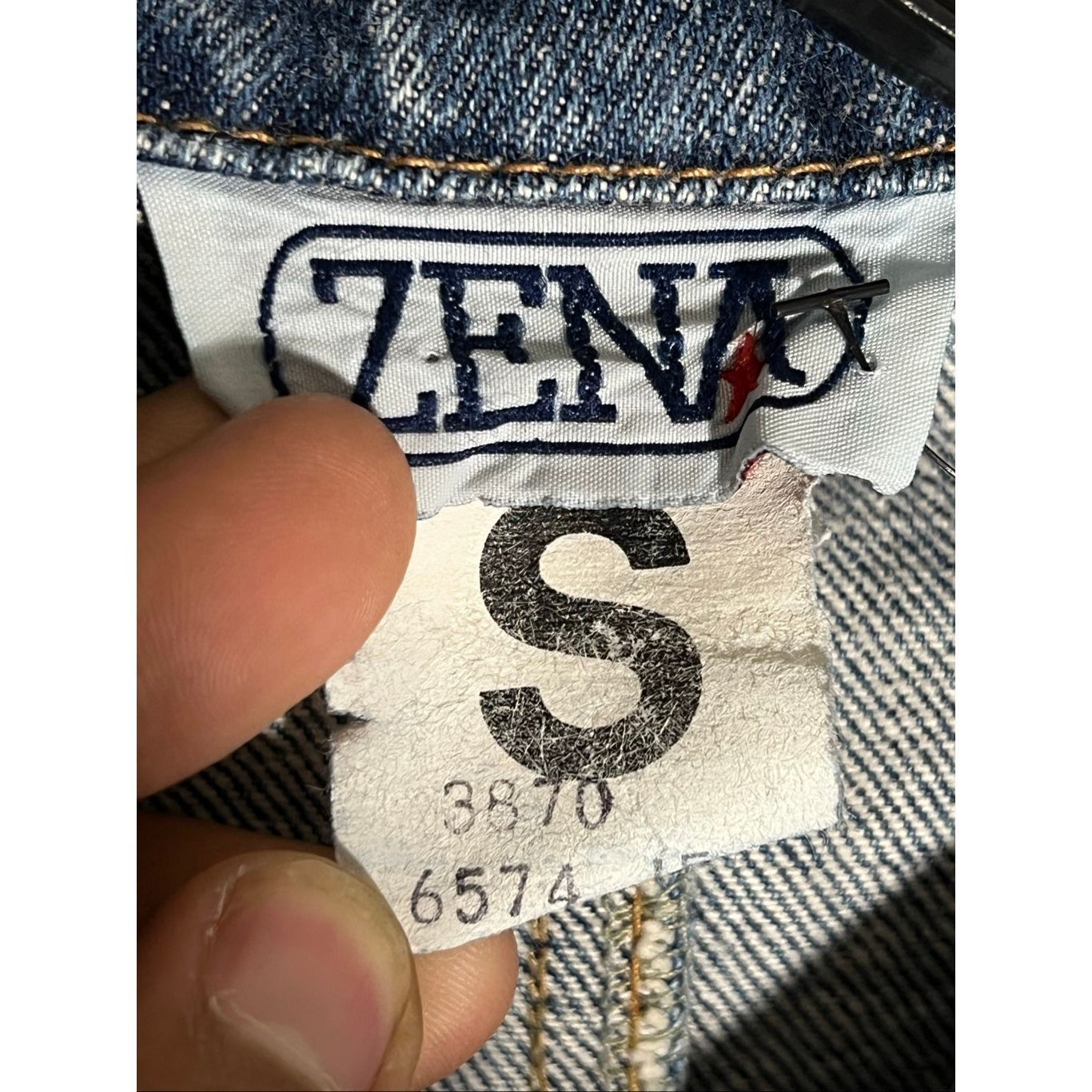 Vintage Vintage 90s Zena Men’s Chore Barn Denim Jacket Size US S / EU 44-46 / 1 - 4 Thumbnail