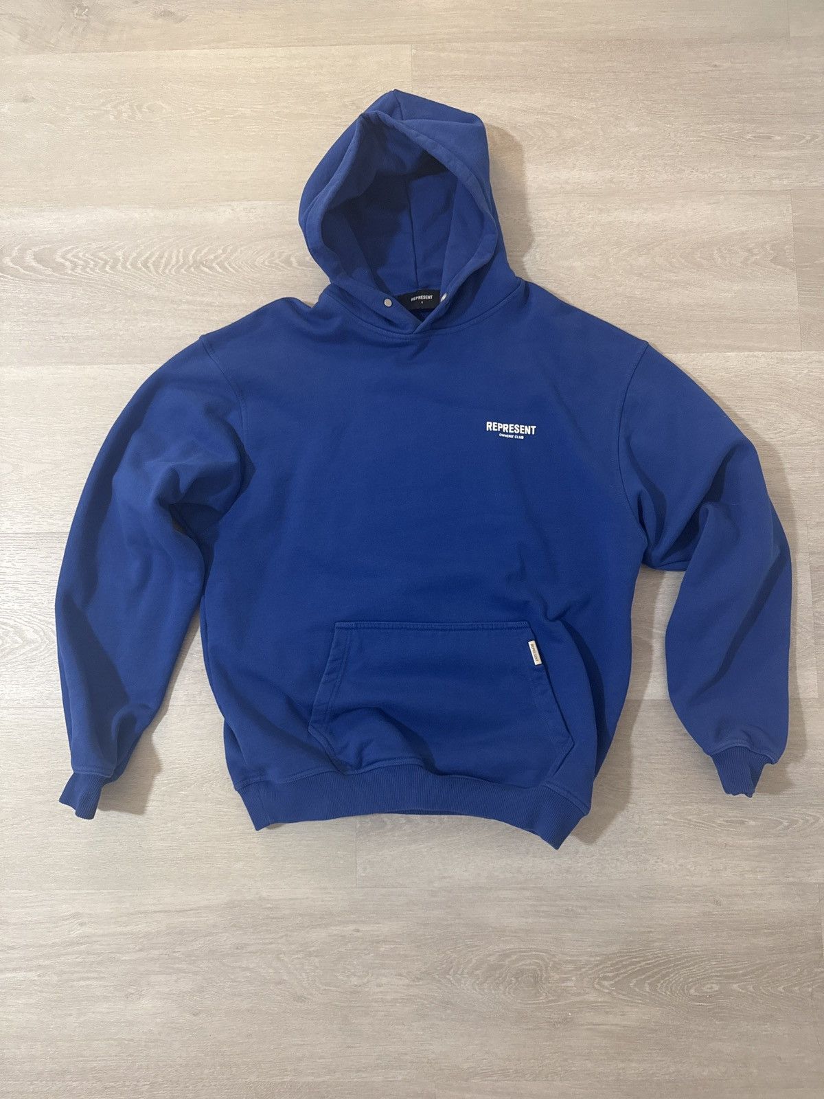 Represent Clo. Represent Owner’s Club Hoodie - Blue Small Size US S / EU 44-46 / 1 - 1 Thumbnail
